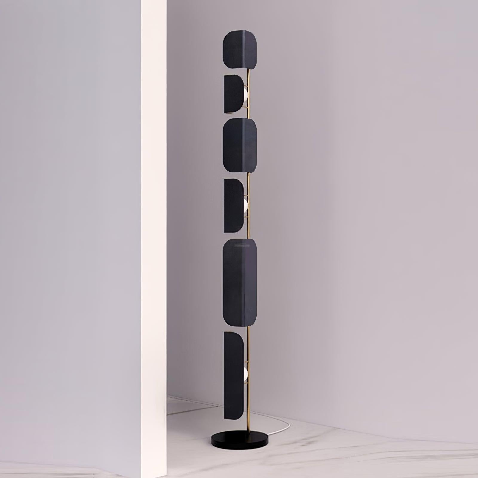 Leagan Floor Lamp  ∅ 11.8″ - Pillar-1-Luxehomezone