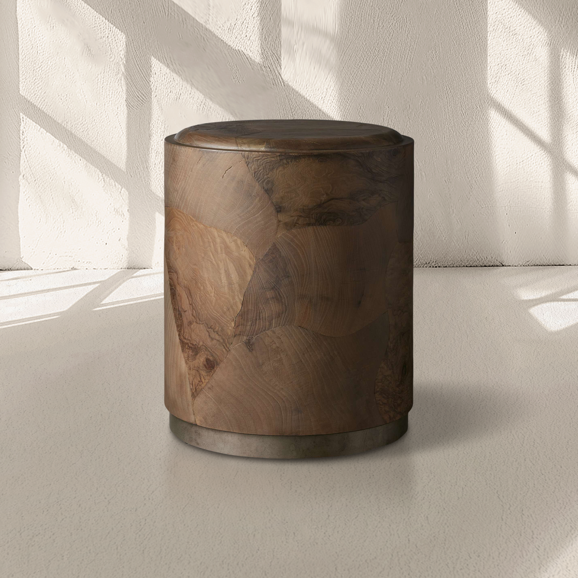 Pola Round Plinth End Table