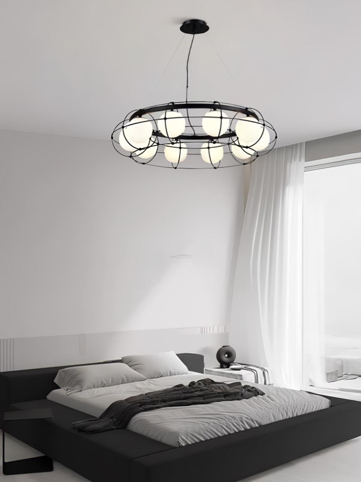 Maytoni Round/Linear Chandelier - Bend-1-Luxehomezone
