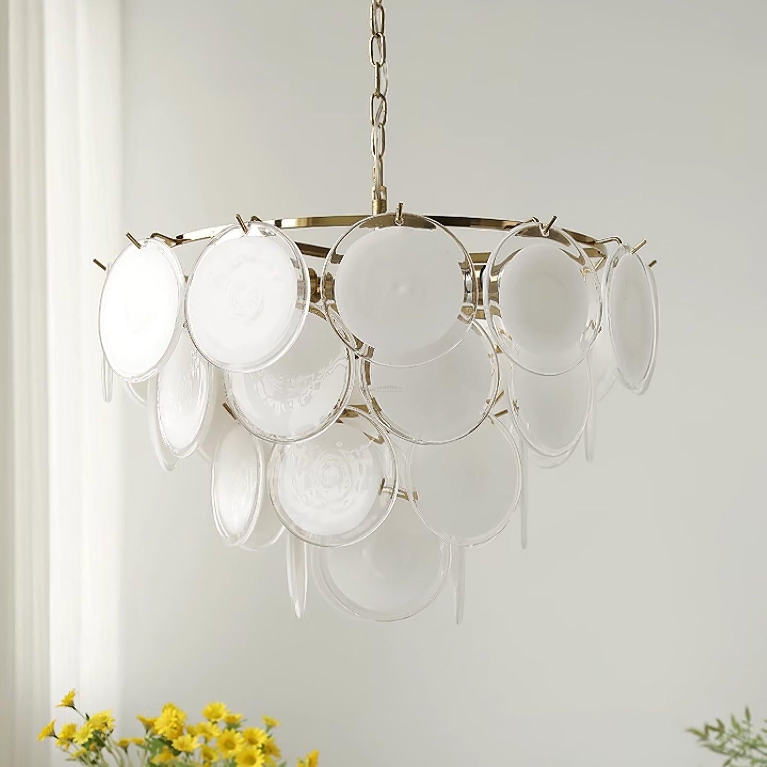 Bettina Murano Chandelier  ∅ 19.6″ - Cylinder-1-Luxehomezone