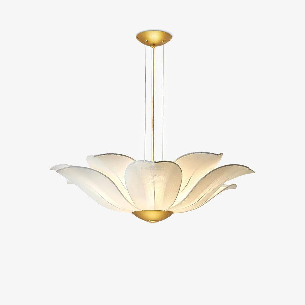 Fiore Chandelier  ∅ 32.3″ - Pleated-1-Luxehomezone