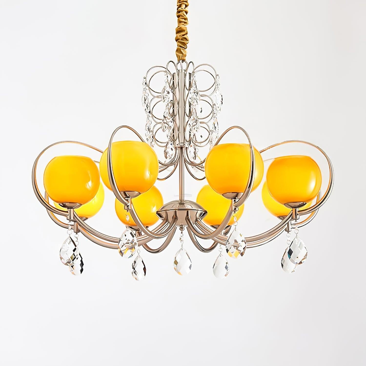 Doria Crystal Chandelier with 6/8/10 heads - Luxehomezone