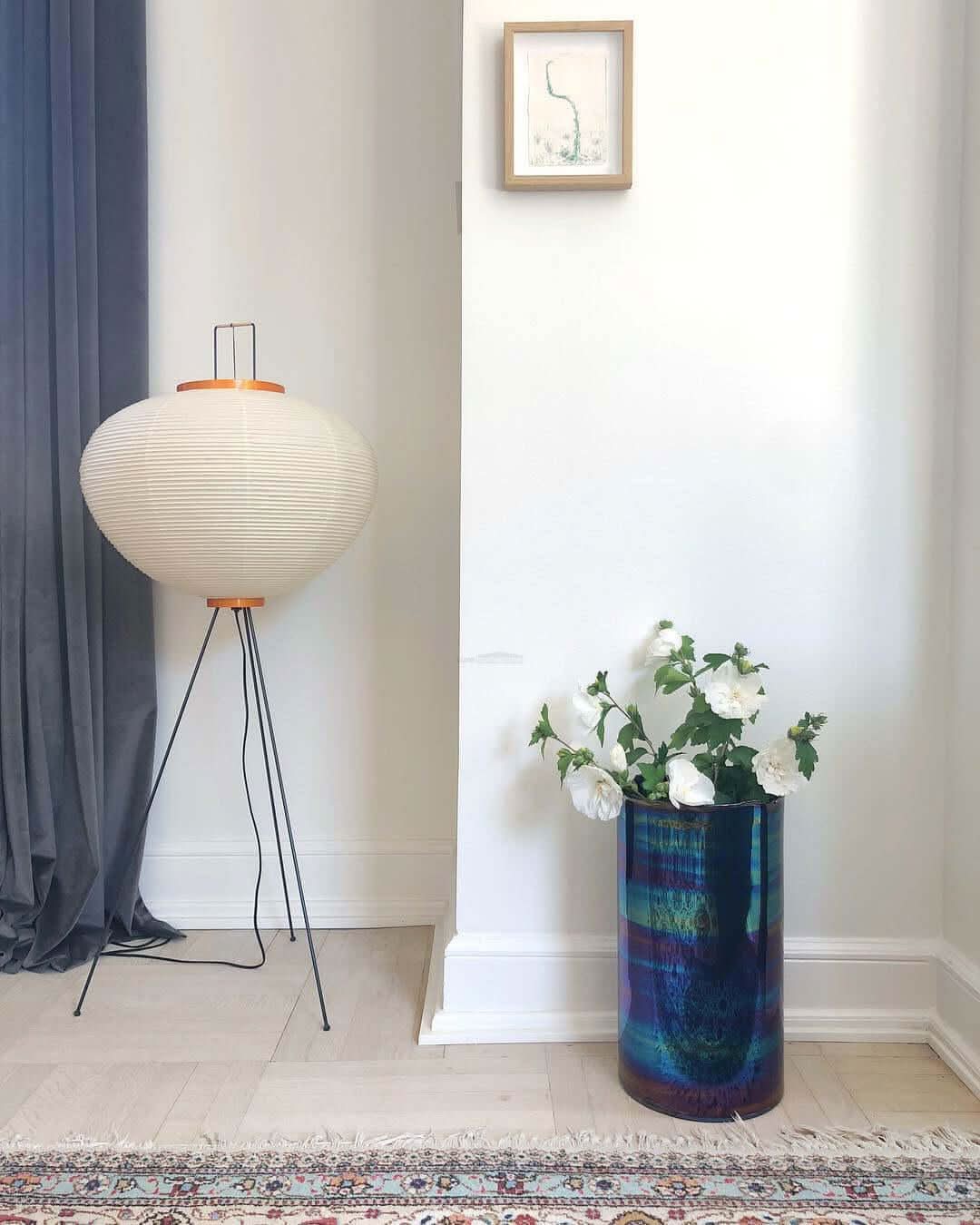 Akari Paper Floor Lamp - Luxehomezone
