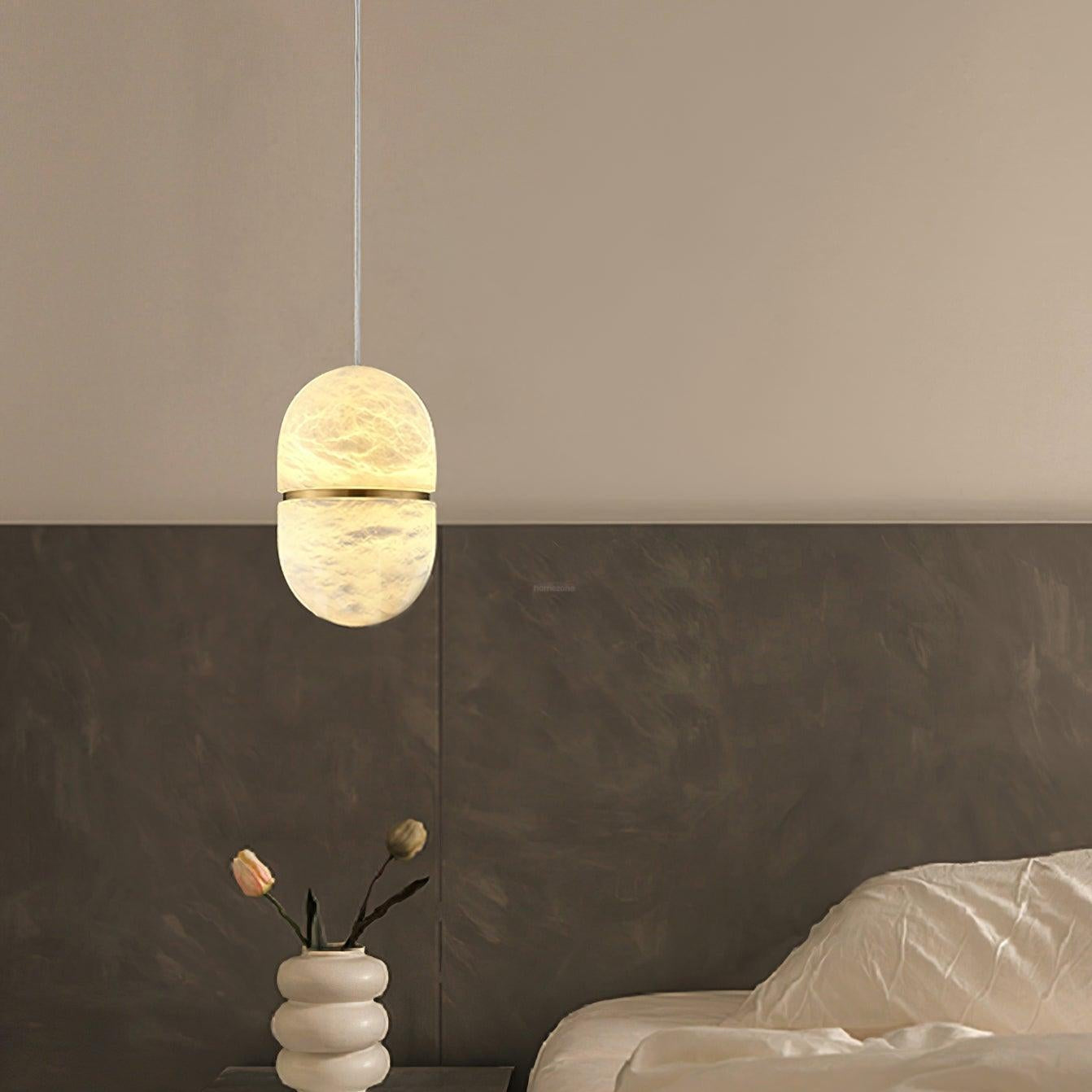 YUM Alabaster Pendant Light - Luxehomezone