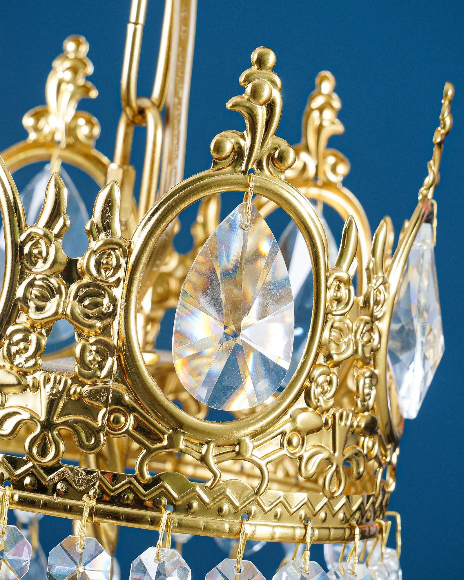 Vintage Crystal Chandelier - Crystals-1-Luxehomezone