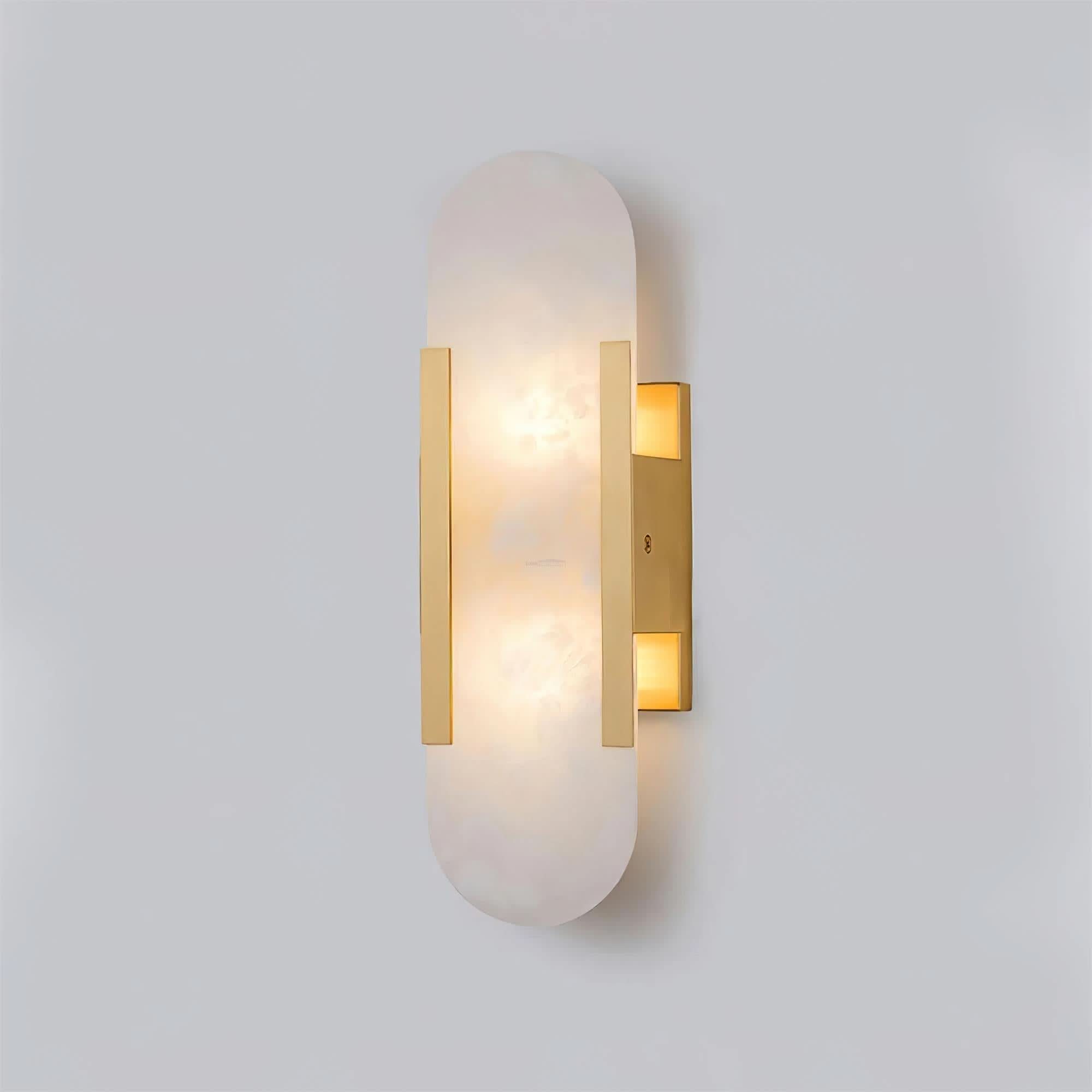 Melange Alabaster Wall Lamp - Luxehomezone