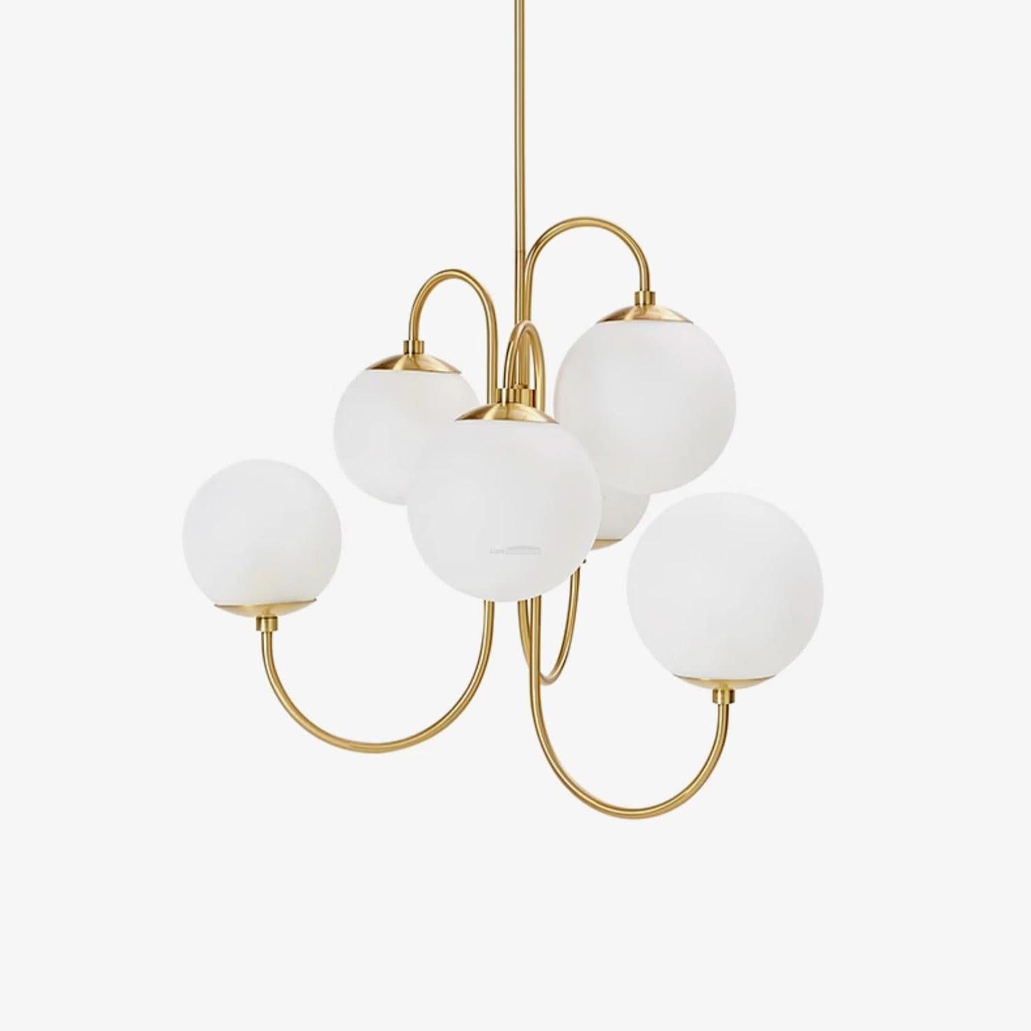 Gooseneck Chandelier ∅ 30″ - Luxehomezone