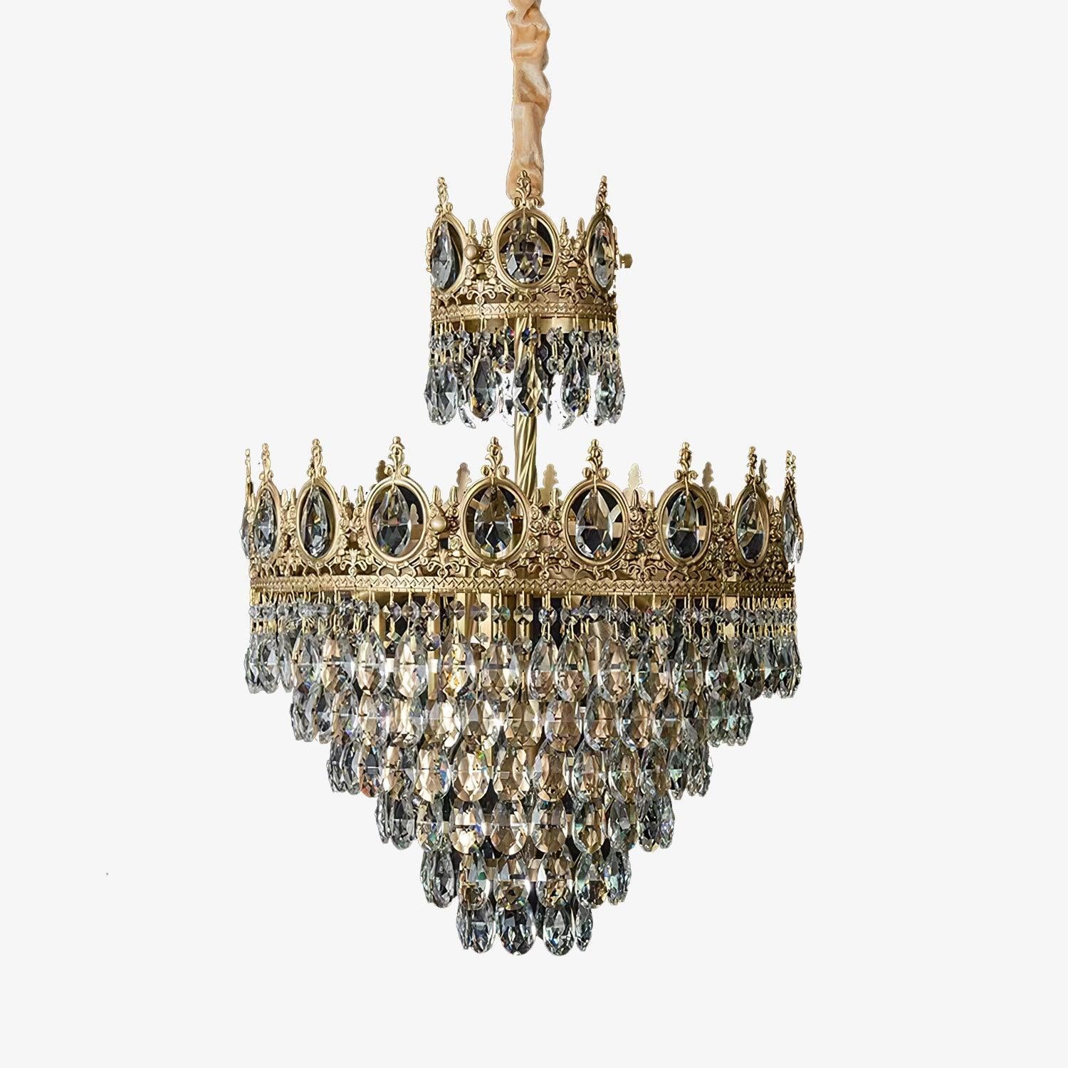 Vintage Crystal Chandelier - Crystals-1-Luxehomezone
