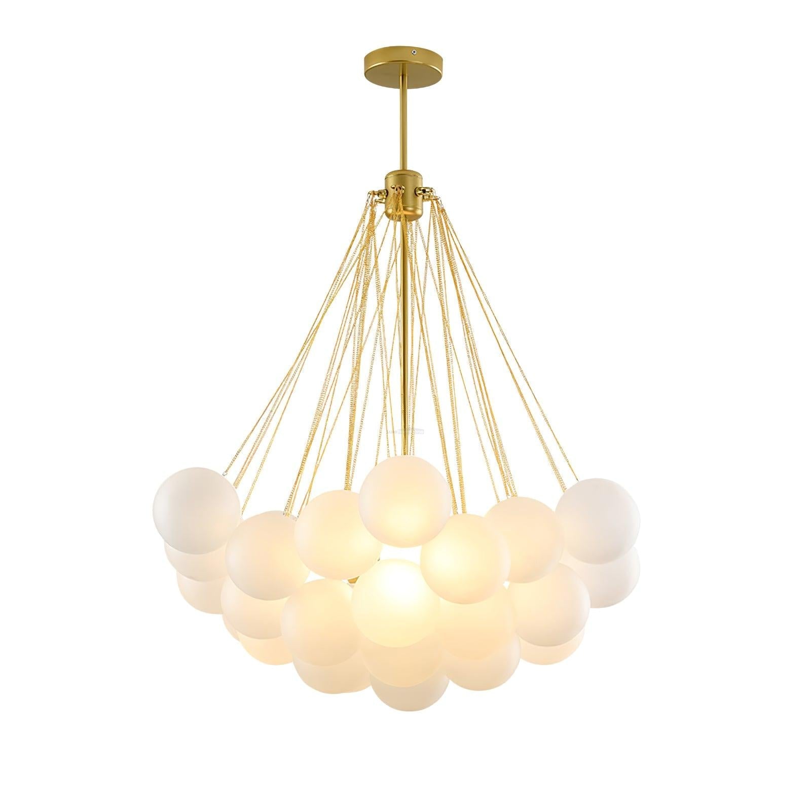 Glass Bubble Chandelier - Bend, chandeliers-1-Luxehomezone