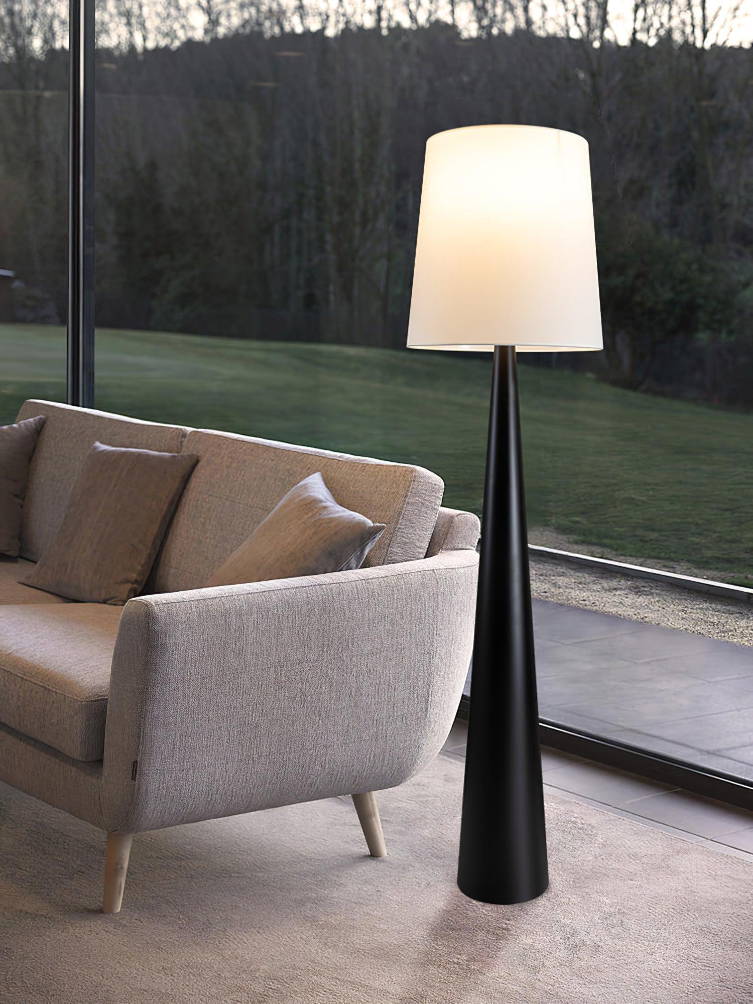 Montenegro Floor Lamp ∅ 19.7″ - Drapery-1-Luxehomezone