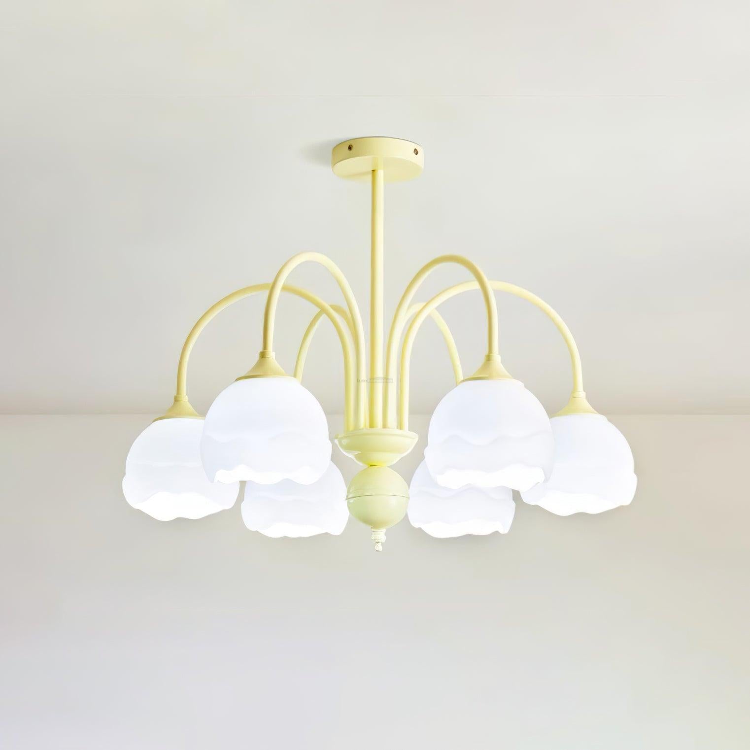 Creamy Chandelier with 5/6/8 heads - Zahara-1-Luxehomezone