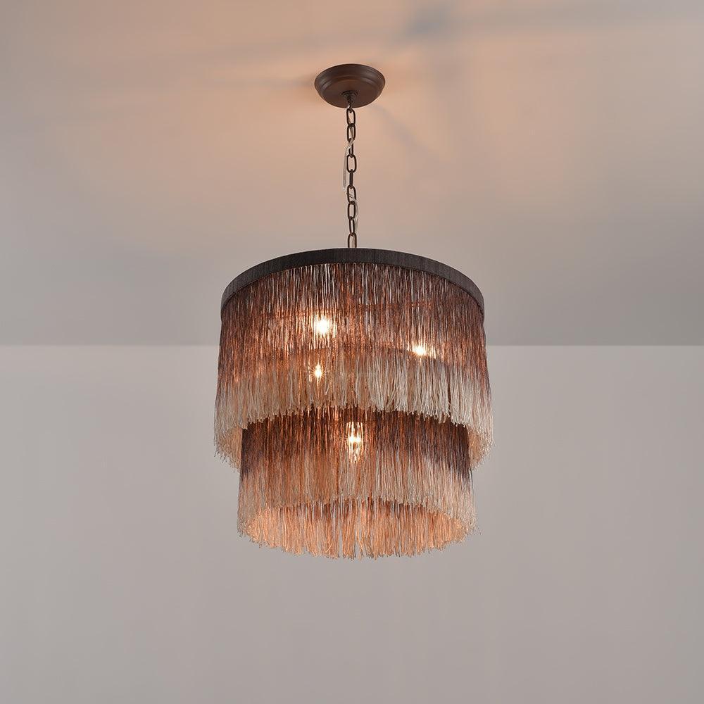 Tassel Chandelier ∅ 17.7″ - Tassel-1-Luxehomezone