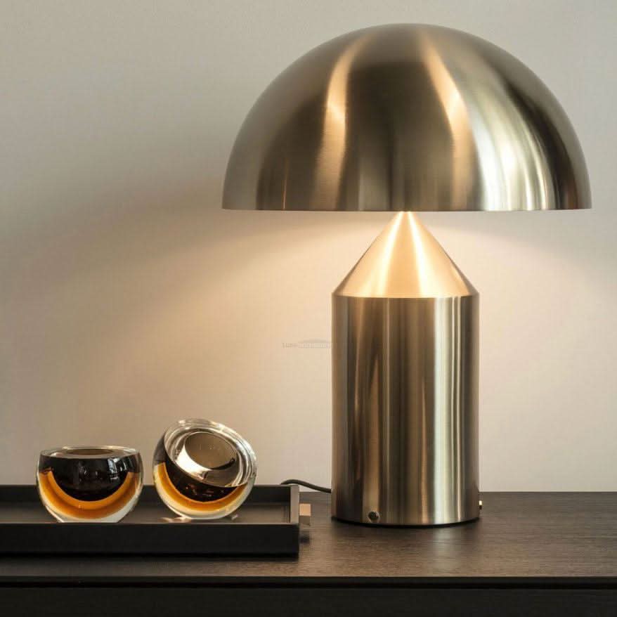 Atollo Metal Table Lamp ∅ 9.8″ - Luxehomezone