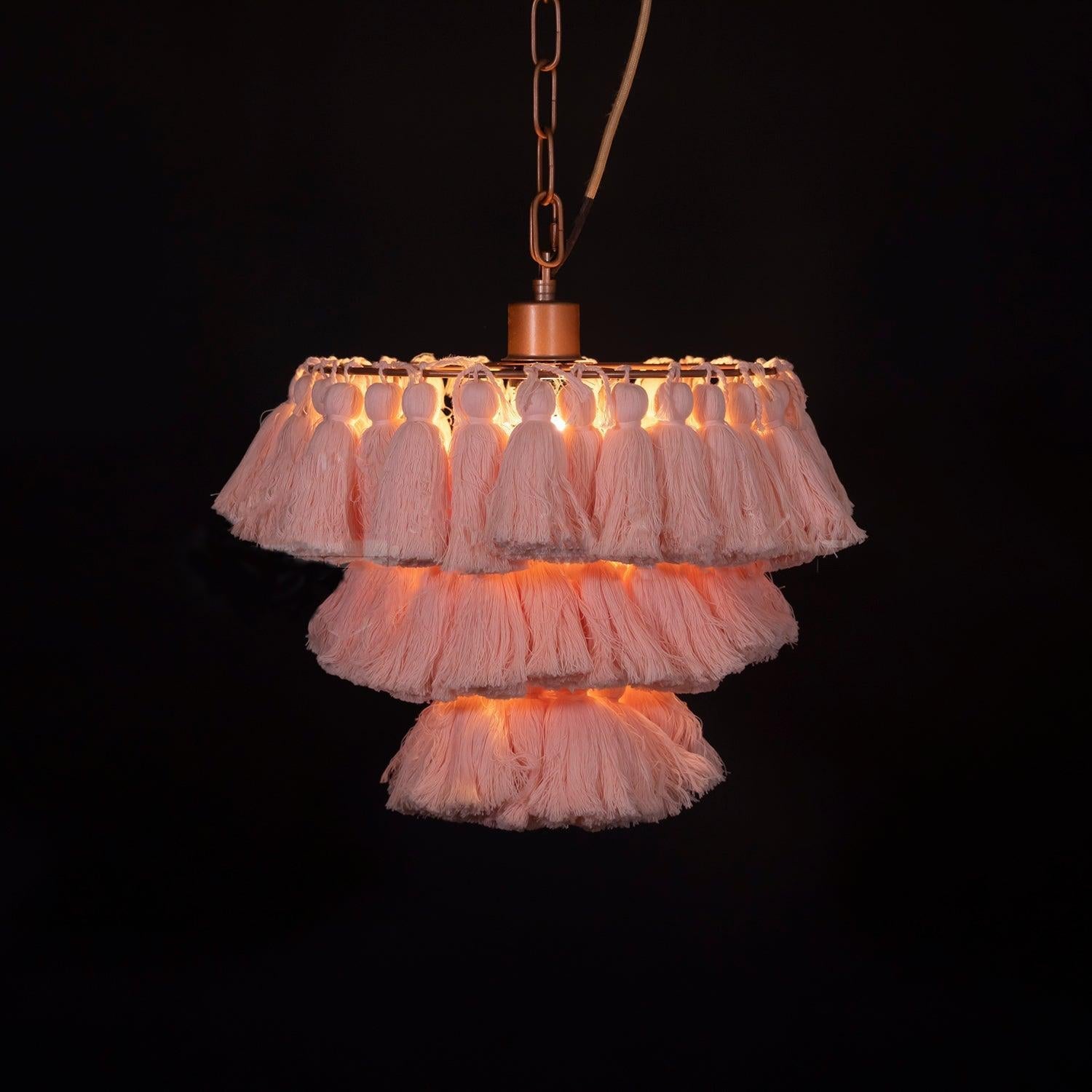 Fela Tassel Chandelier ∅ 11.8″~∅ 25.6″ - Tassel-1-Luxehomezone