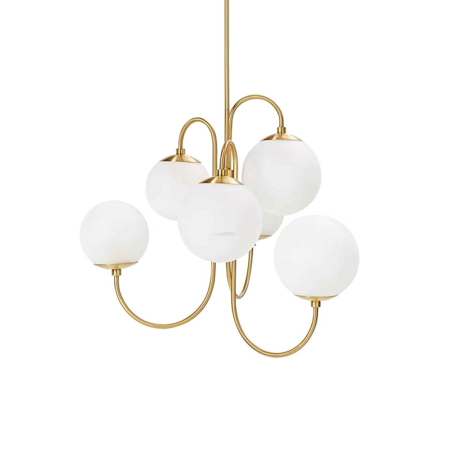 Gooseneck Chandelier ∅ 30″ - Luxehomezone