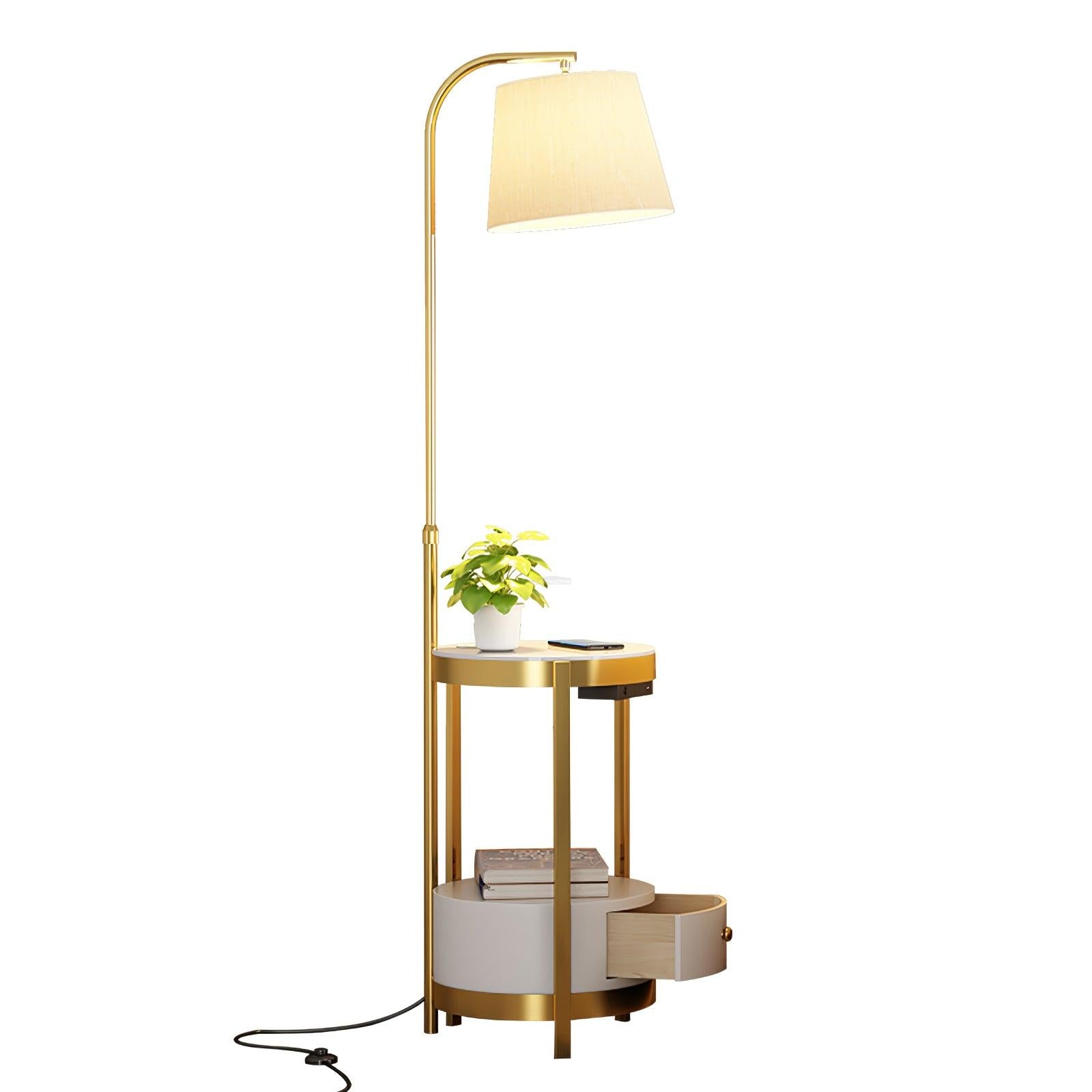 Lilah Floor Lamp ∅ 13.8″ - Luxehomezone