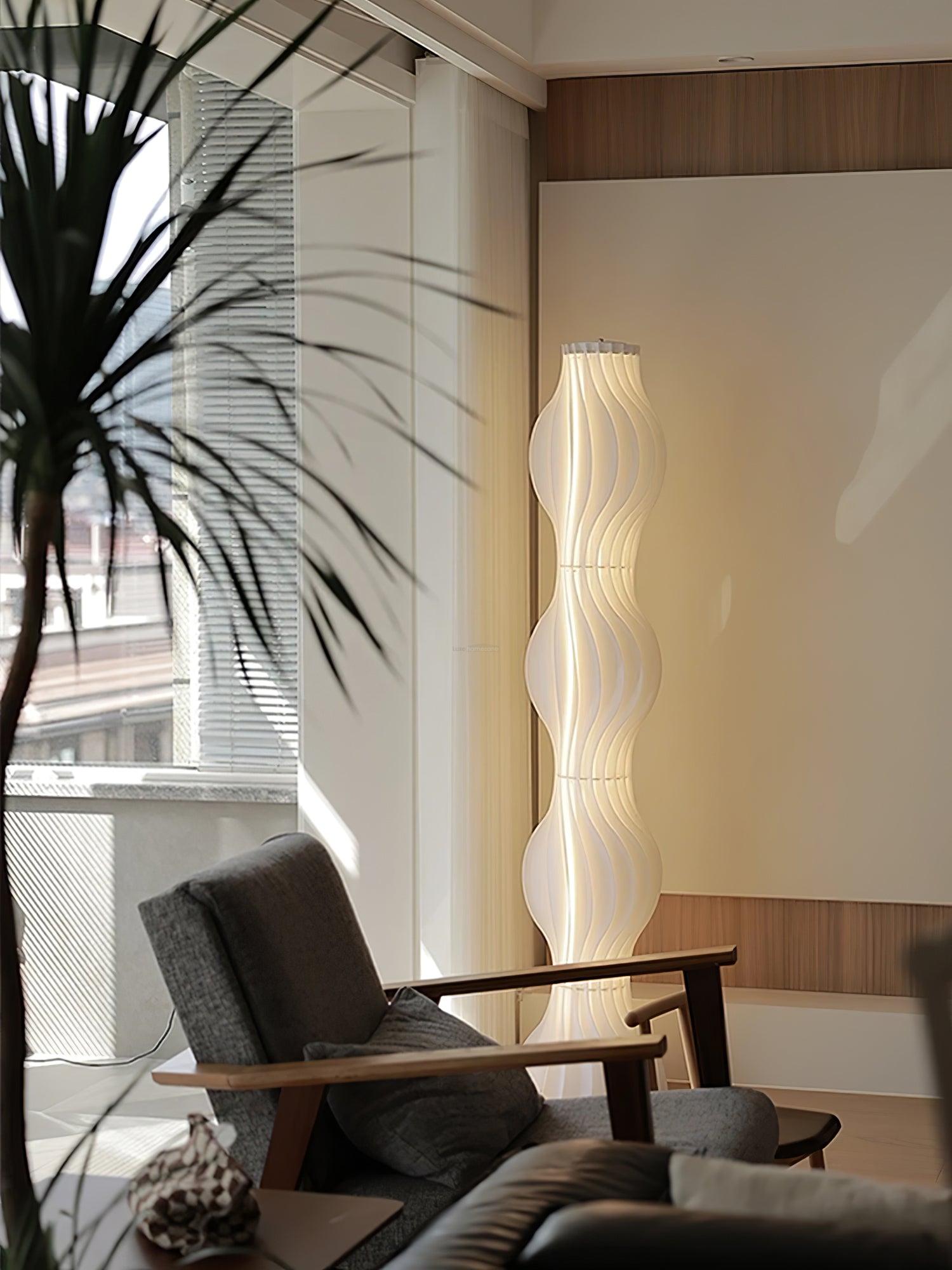 Vapor Floor Lamp Dia 35cm - Pillar-1-Luxehomezone