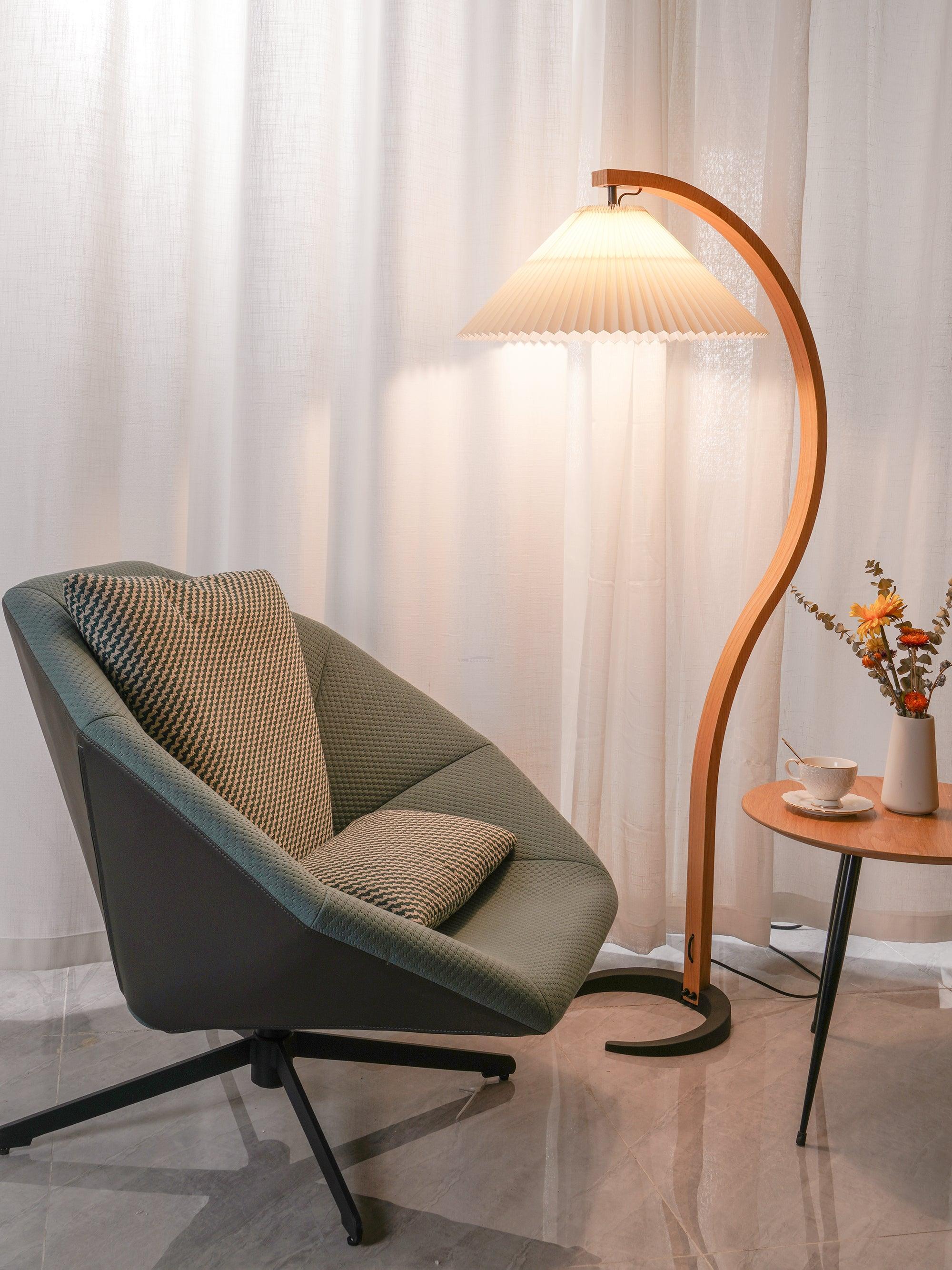 Caprany Floor Lamp - Drapery-1-Luxehomezone