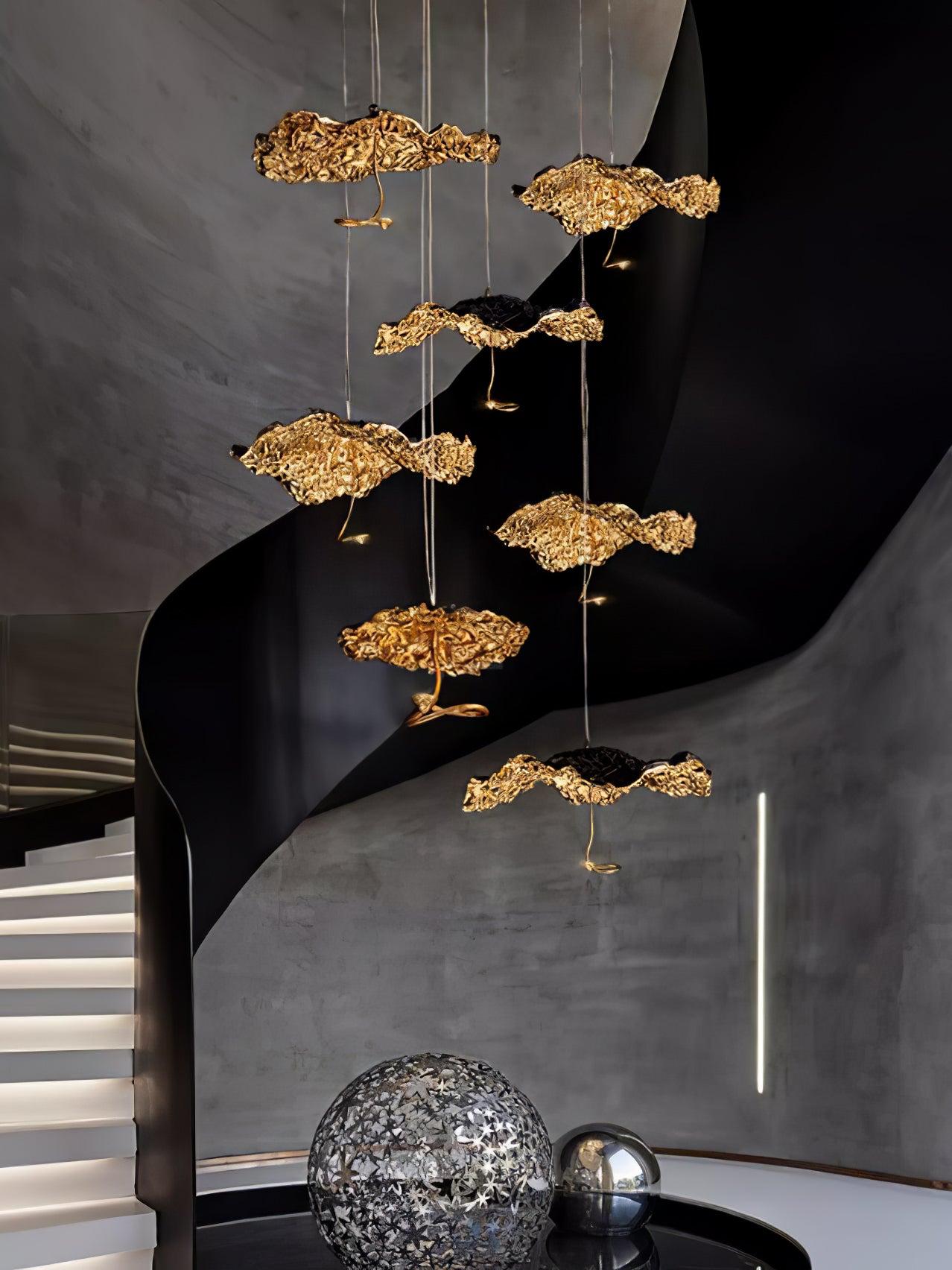 Brass Aviary Constellation Chandelier with 1/3/6/10/17/22 heads - Helia-1-Luxehomezone