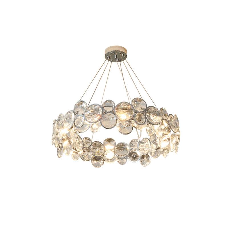 Chrome Crystal Chandelier - Crystals-1-Luxehomezone