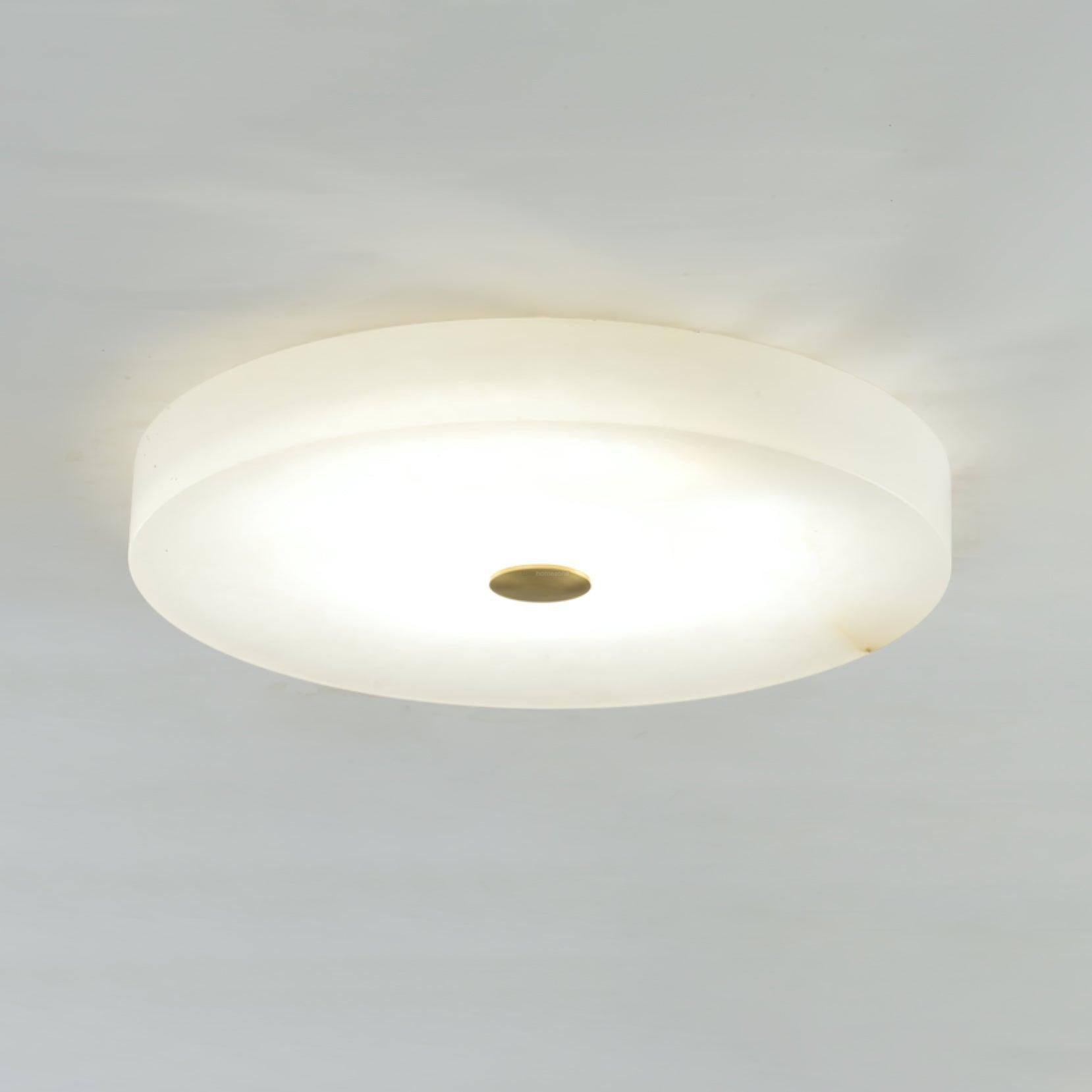 Sophie Alabaster Ceiling Light - Alabaster, Flush Mounts-1-Luxehomezone