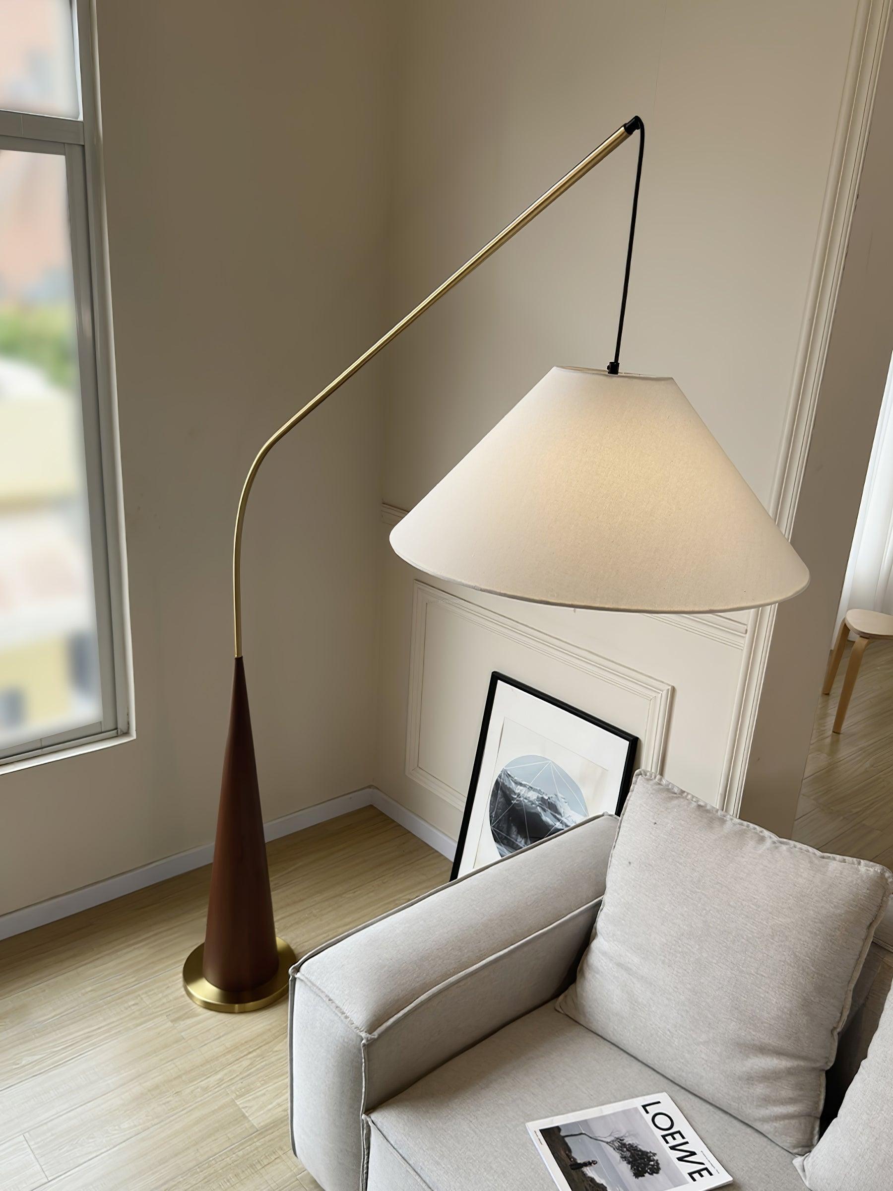 Gibson Arc Floor Lamp L 59.1″ - Bent-1-Luxehomezone