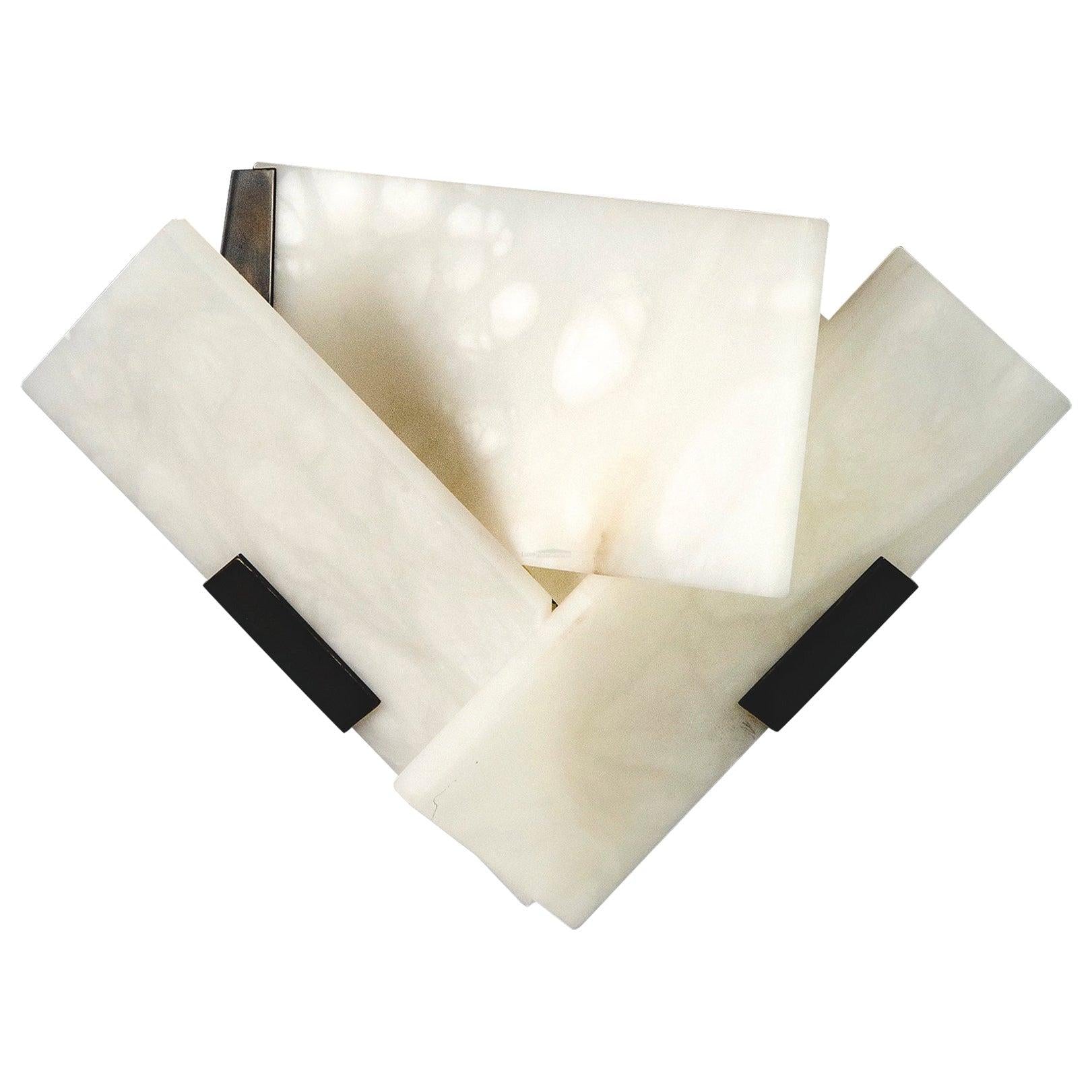 Fly Alabaster Wall Sconce - Alabaster, Alabaster Wall Lamp-1-Luxehomezone