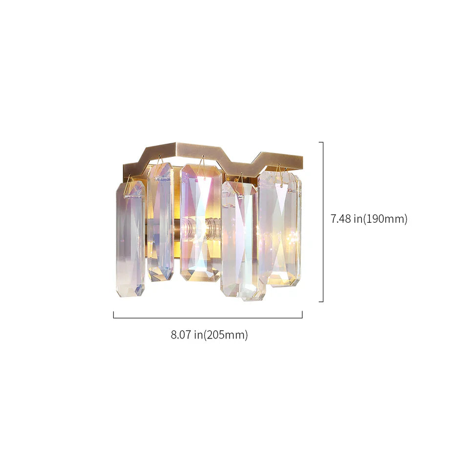 Vibrant Prism Wall Sconces