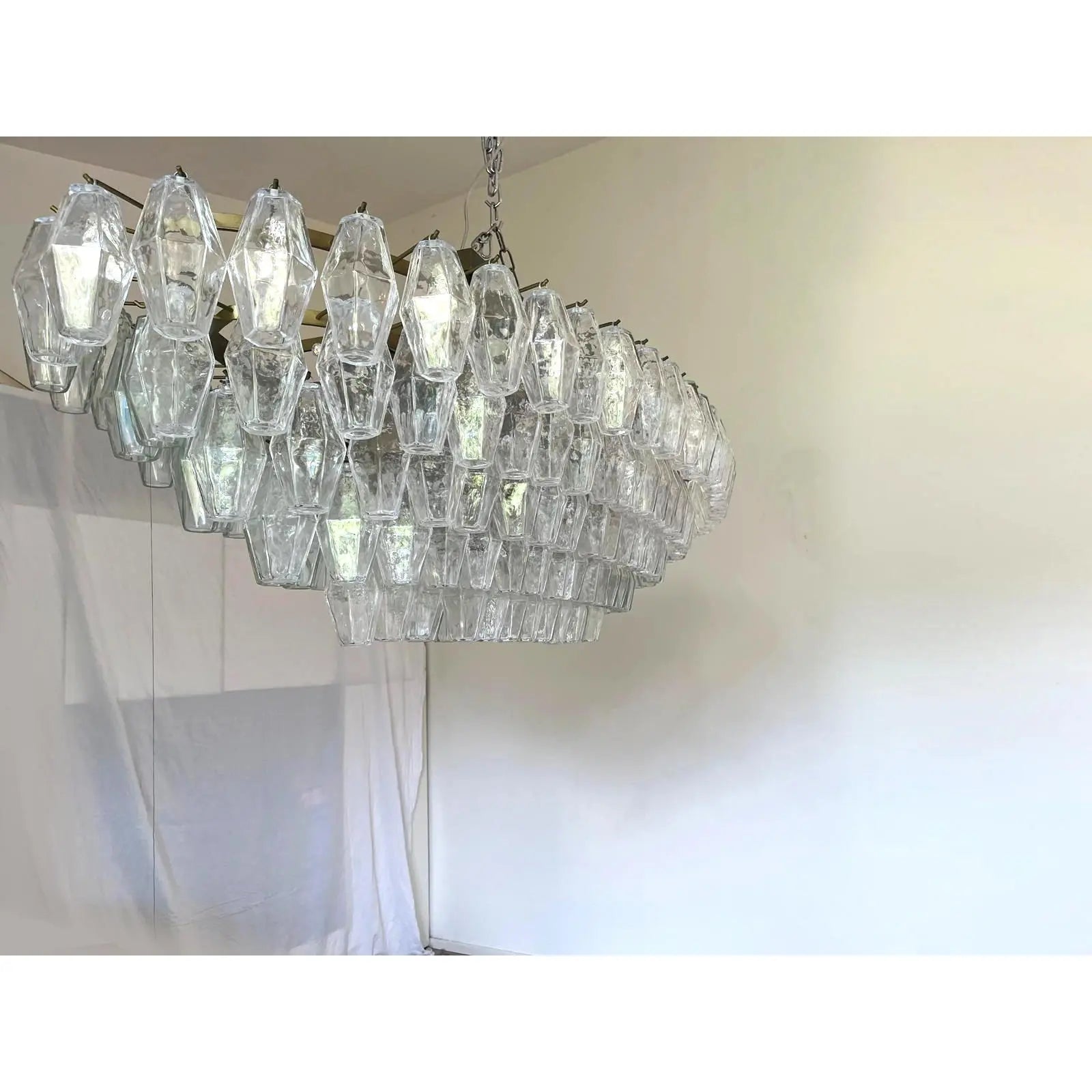 Florence Huge Oval  Murano Glass Chandelier
