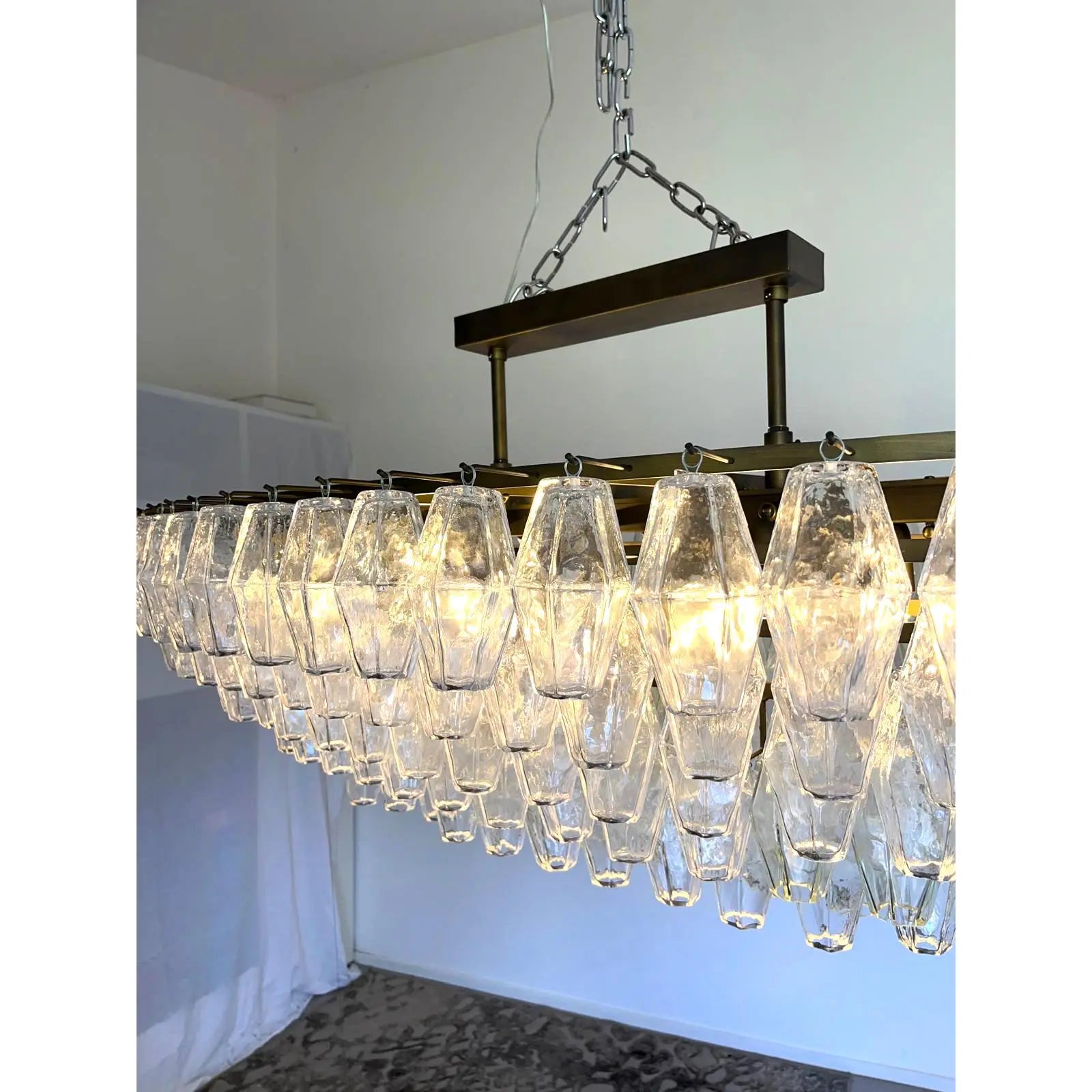 Florence Huge Oval  Murano Glass Chandelier