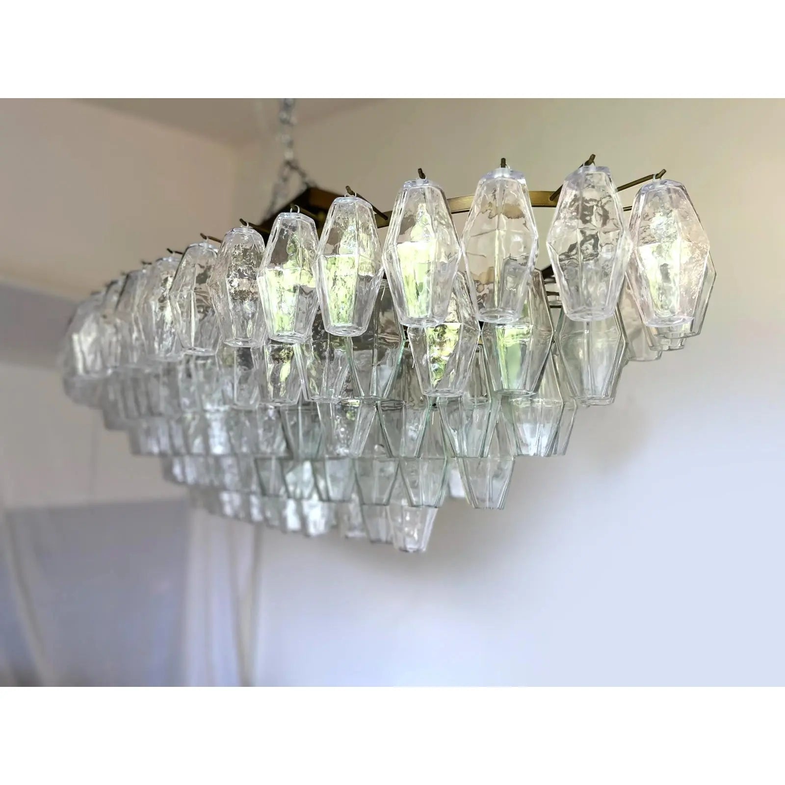 Florence Huge Oval  Murano Glass Chandelier