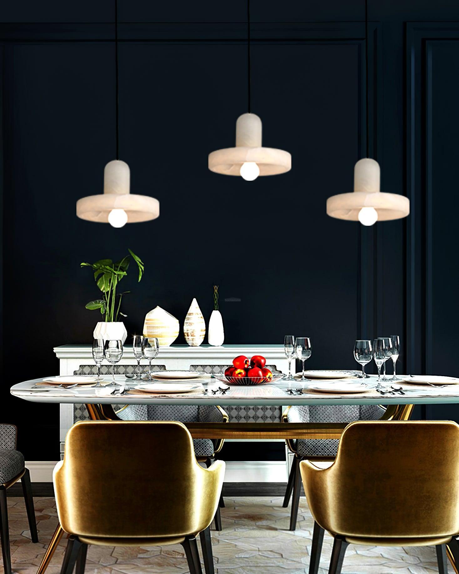 Carrara Pendant Alabaster - Alabaster, Alabaster Pendant-1-Luxehomezone
