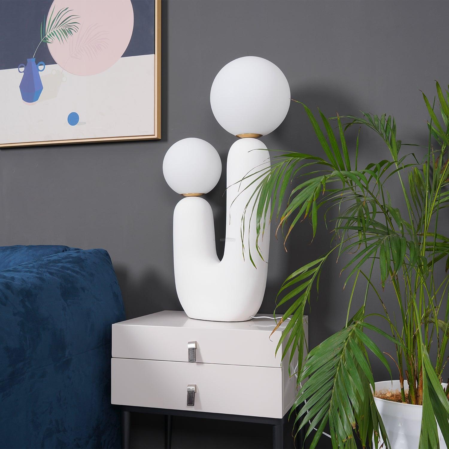 Oo Ceramics Table Lamp ∅ 22.4″ - Candy-1-Luxehomezone