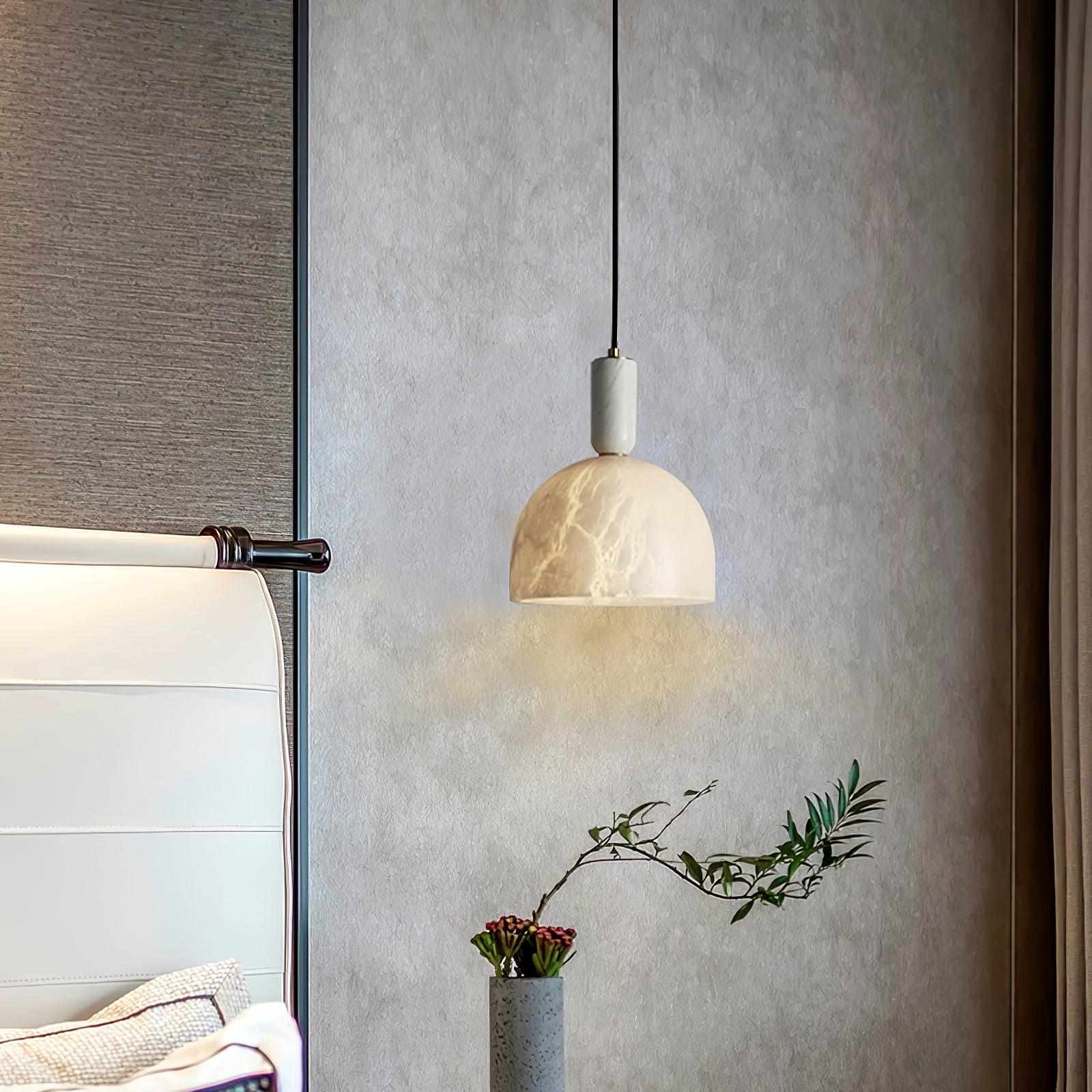 Alabaster Pendant Light - Alabaster, Alabaster Pendant-1-Luxehomezone