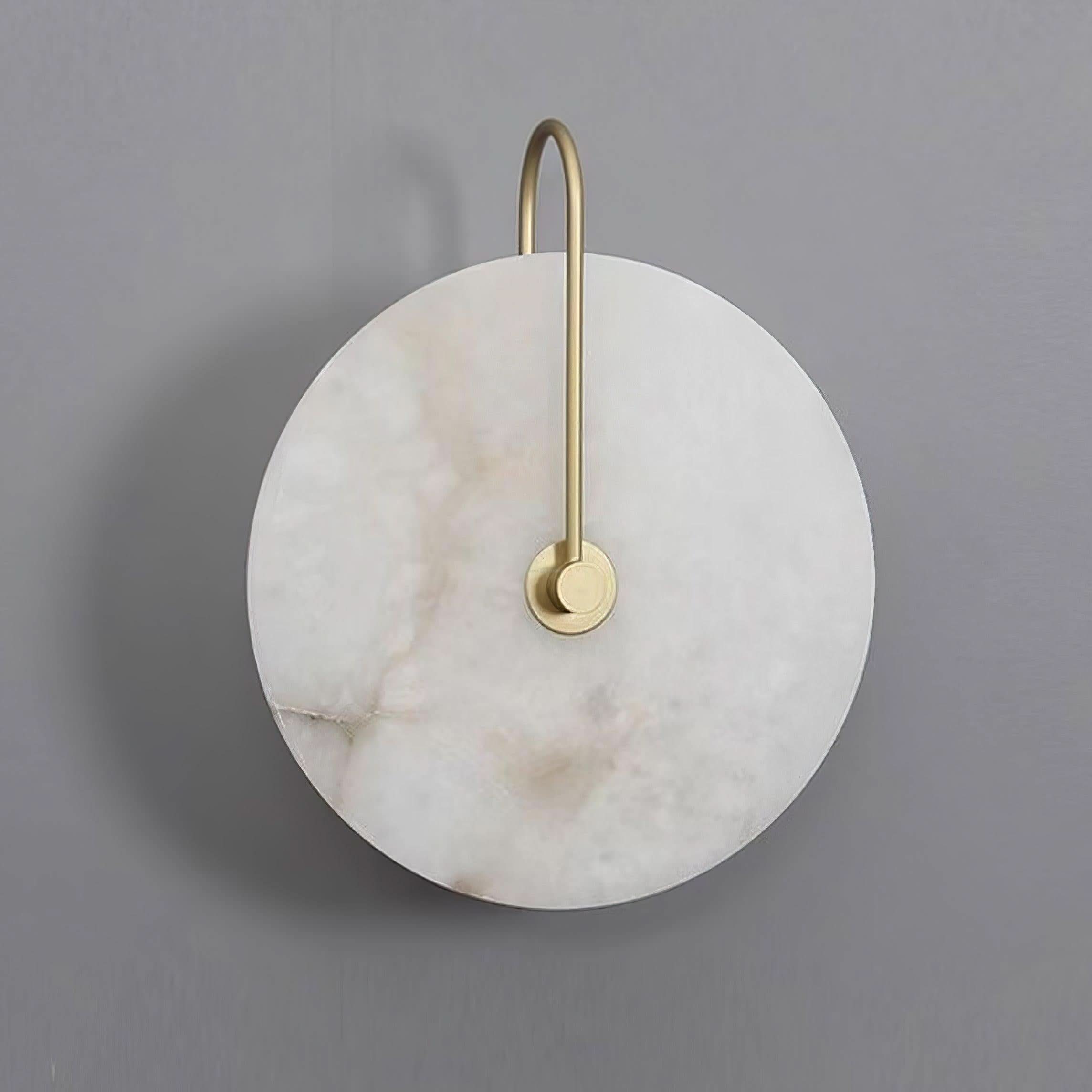 Alabaster LED Wall Lamp 6''/8''/10''/12'' - Luxehomezone