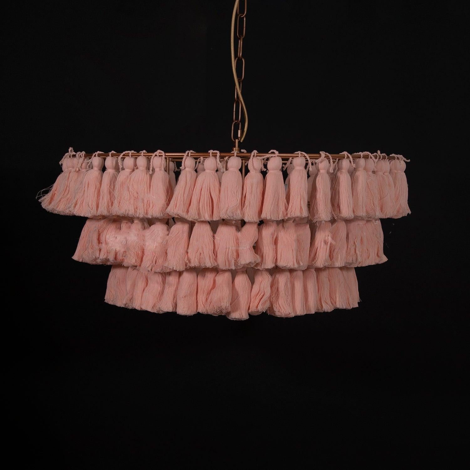 Fela Tassel Chandelier ∅ 11.8″~∅ 25.6″ - Tassel-1-Luxehomezone