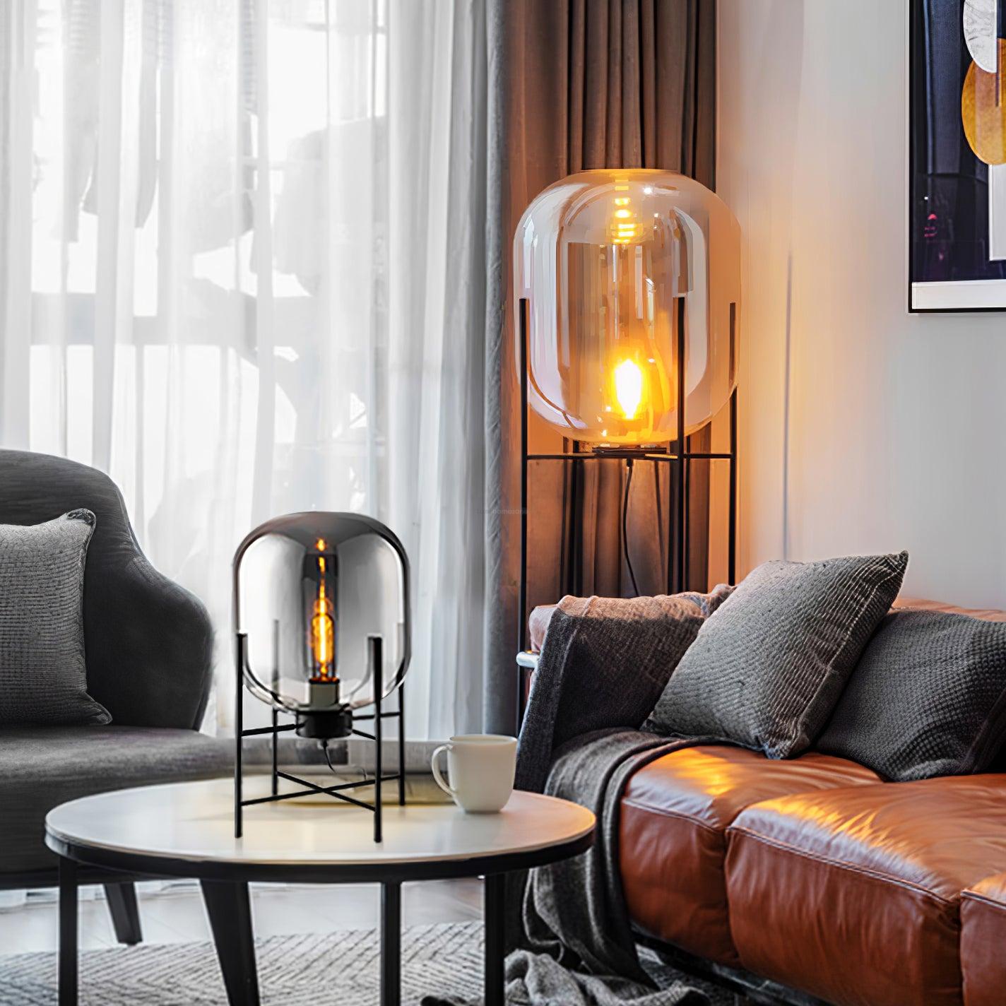Oda Floor lamp ∅ 18.9″ - Luxehomezone