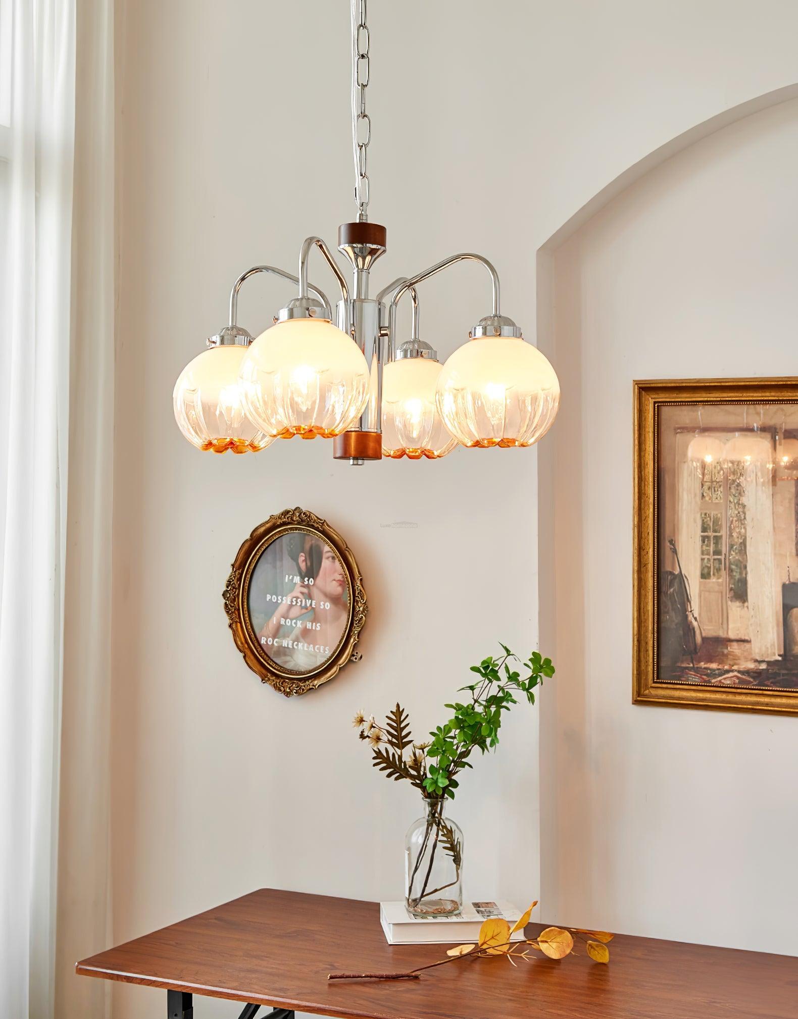 Flower Bud Chandelier ∅ 15.7″ - Bend-1-Luxehomezone