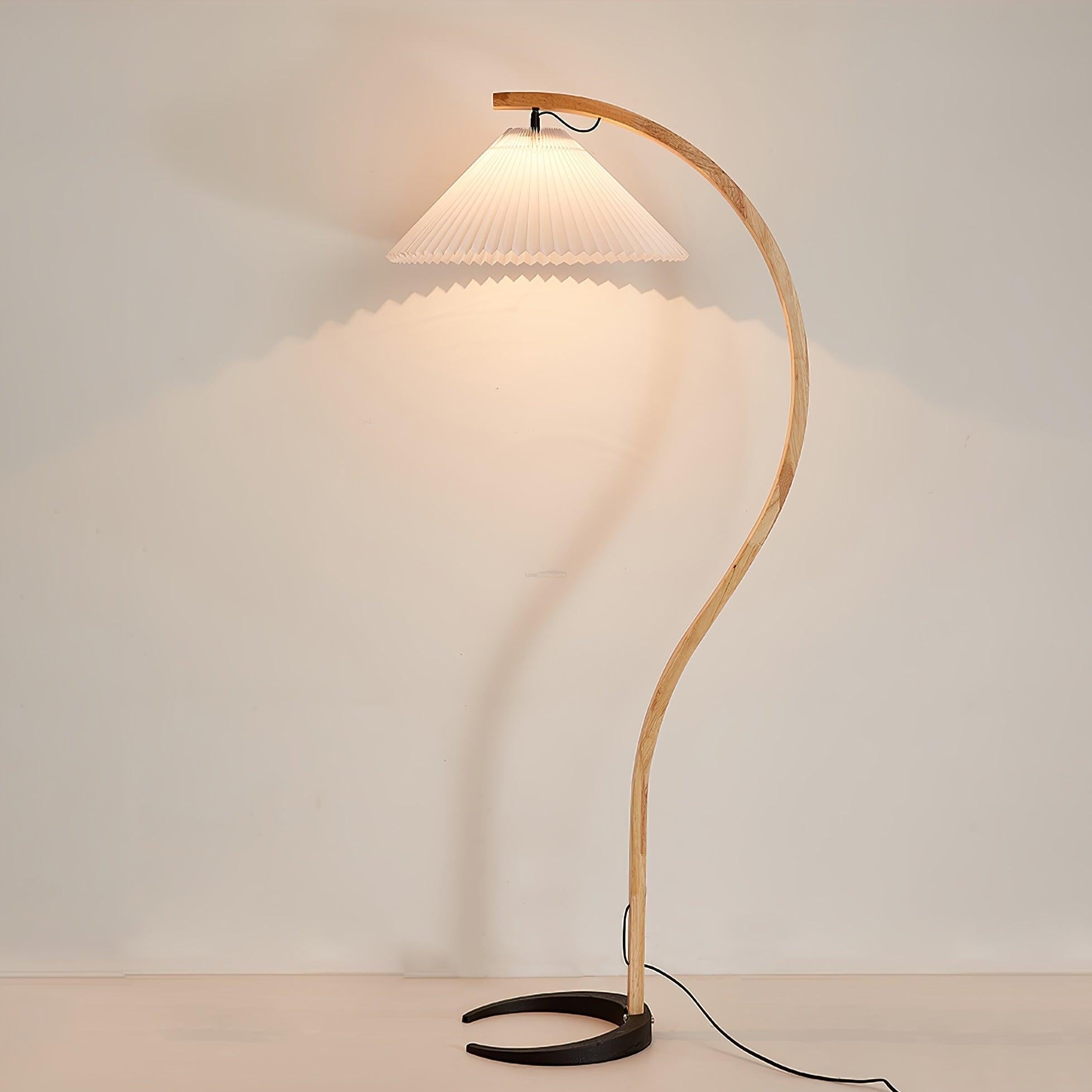 Caprany Floor Lamp - Drapery-1-Luxehomezone