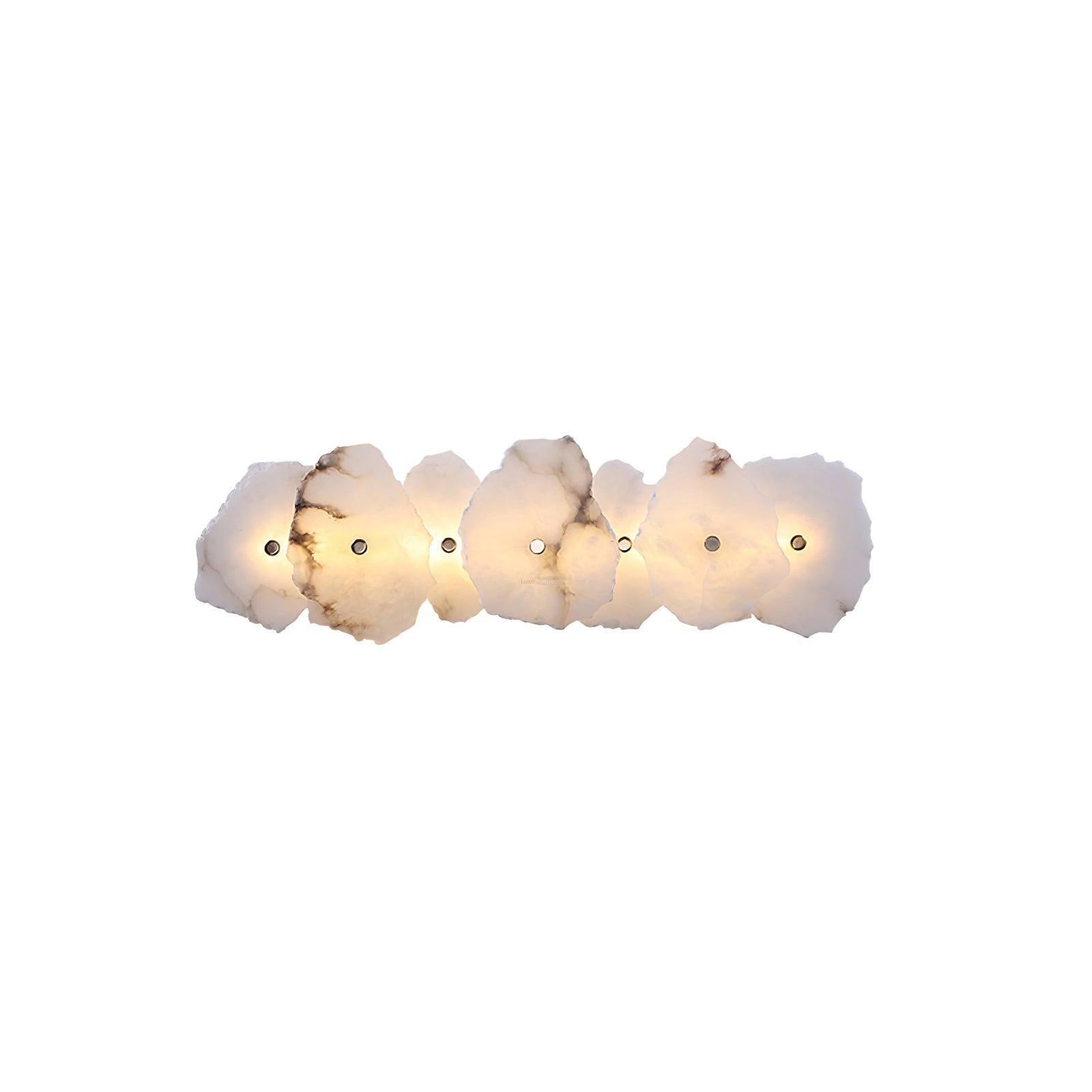Petra Wall Sconce Alabaster - Alabaster, Alabaster Wall Lamp-1-Luxehomezone