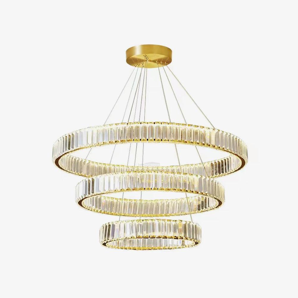 Bertolda Chandeliers ∅ 15.7″ - Crystals-1-Luxehomezone