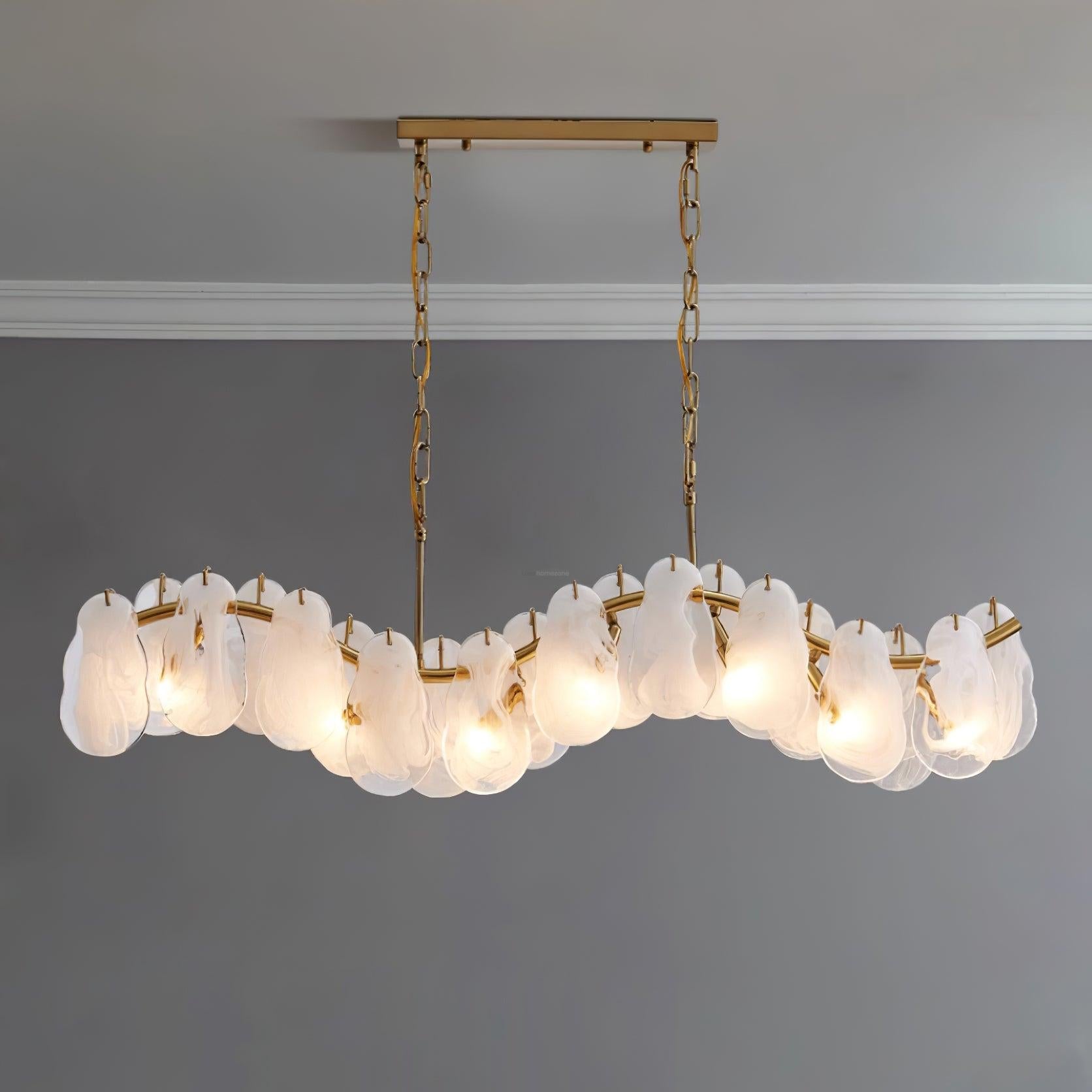 Mahina Cloud Round/Linear Chandelier - Cylinder-1-Luxehomezone