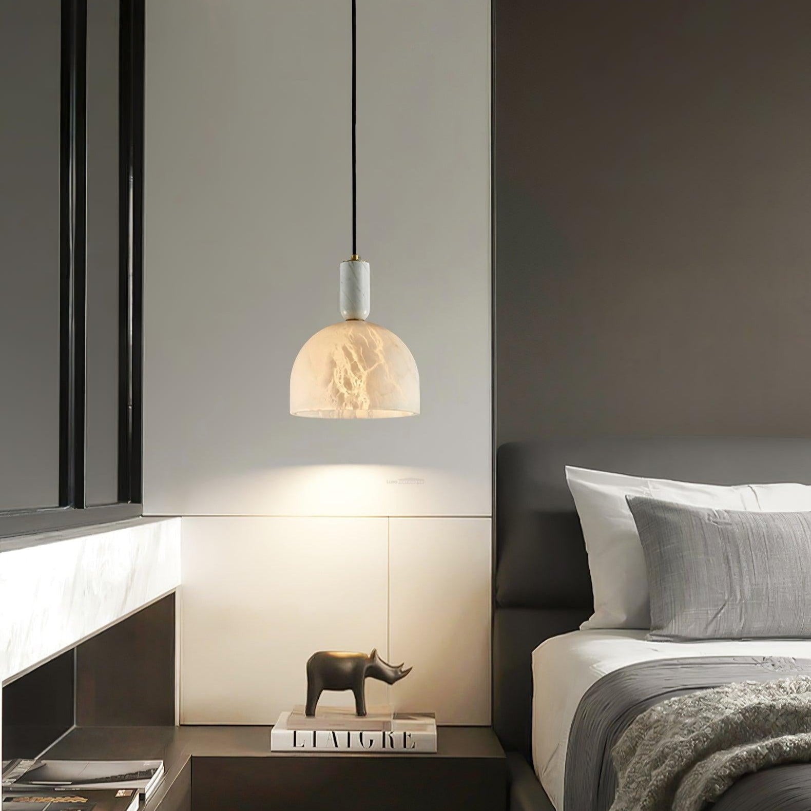 Alabaster Pendant Light - Alabaster, Alabaster Pendant-1-Luxehomezone