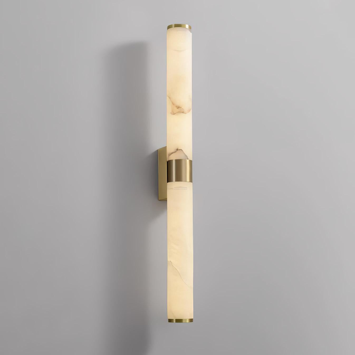 Line Alabaster Wall Sconce - Alabaster, Alabaster Wall Lamp-1-Luxehomezone