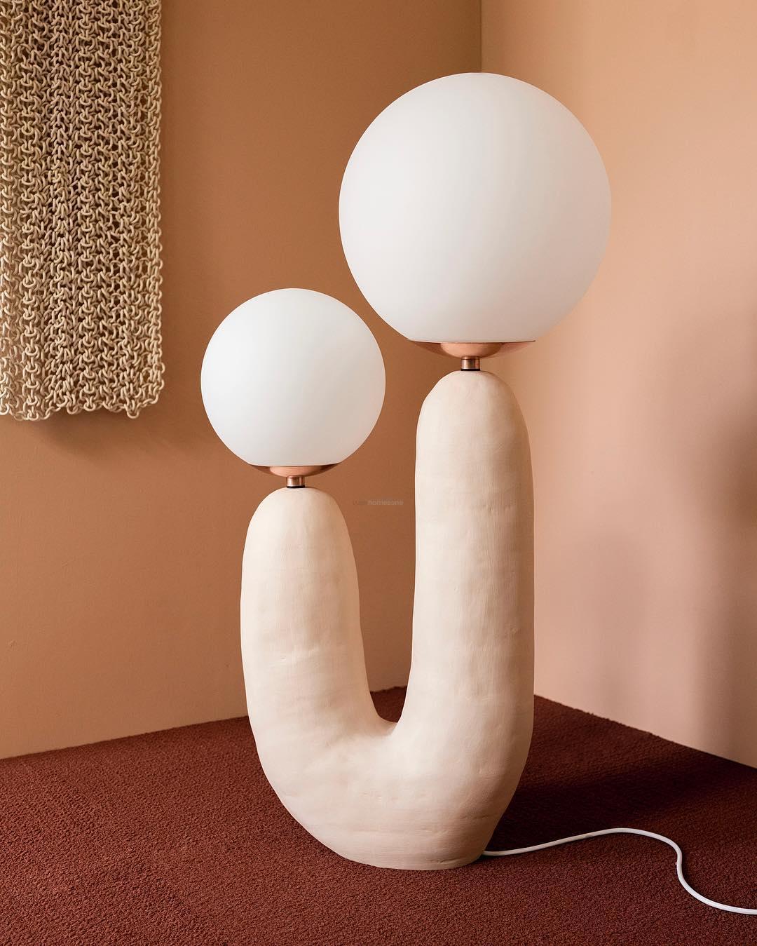 Oo Ceramics Table Lamp ∅ 22.4″ - Candy-1-Luxehomezone