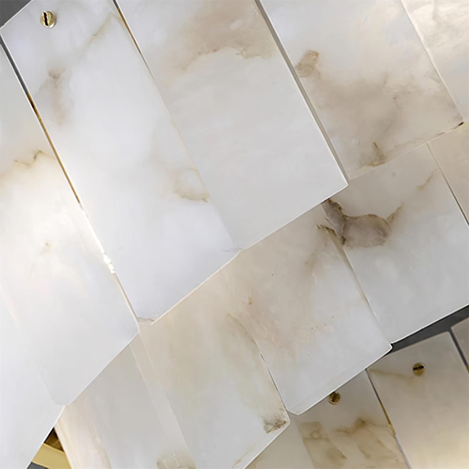 Regina Alabaster Round Chandelier - Alabaster, Alabaster Chandelier-1-Luxehomezone
