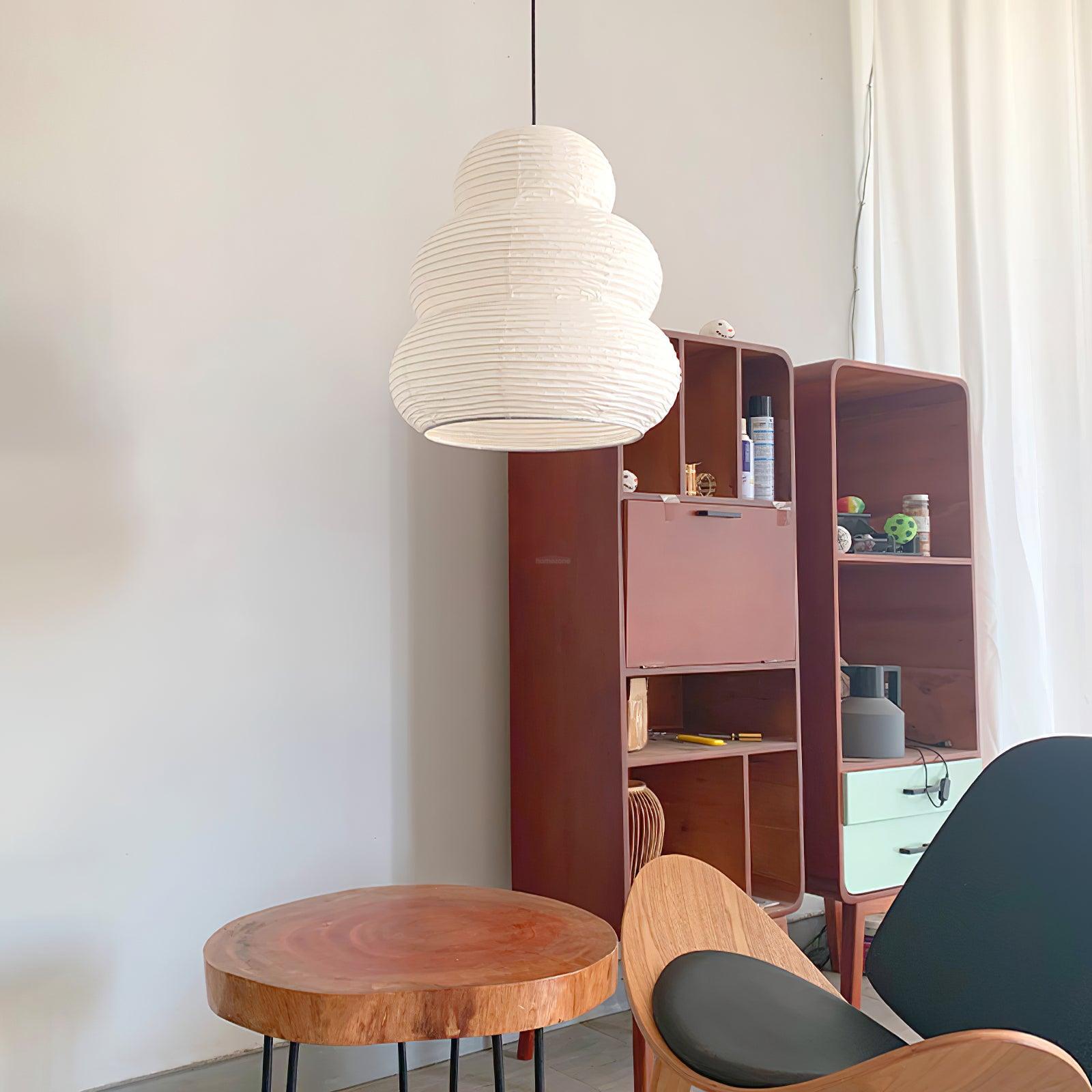 Akari Paper Pendant - Akari, Modern pendant light, Paper-1-Luxehomezone
