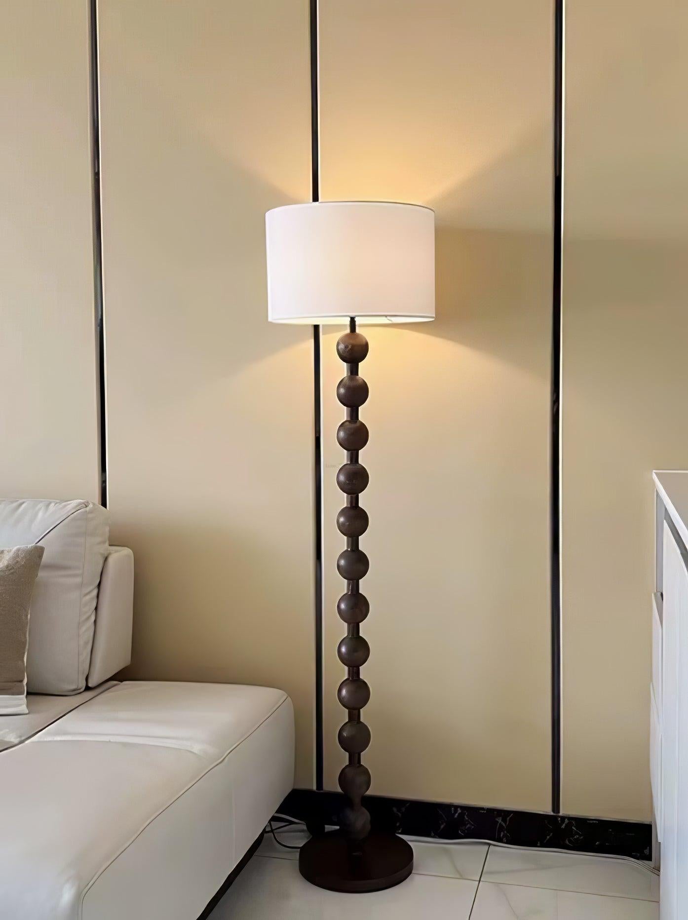 Hugo Barbell Floor Lamp  ∅ 15.7″ - Luxehomezone