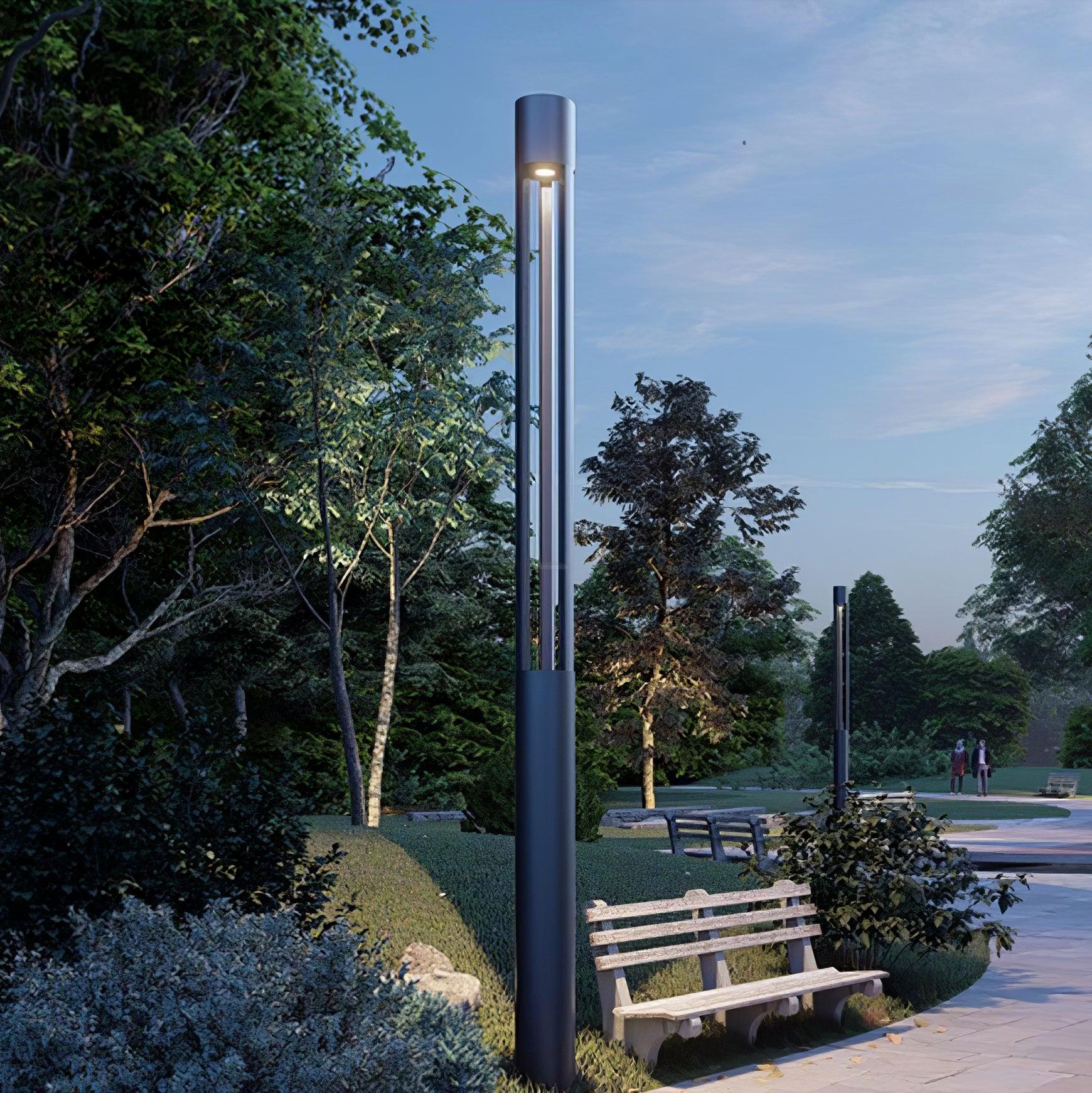 Pole Outdoor Floor Lamp - Pillar-1-Luxehomezone