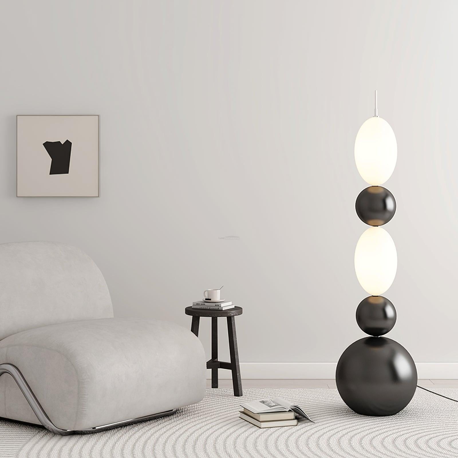 Bola Floor Lamp  ∅ 15.7″ - Lava-1-Luxehomezone